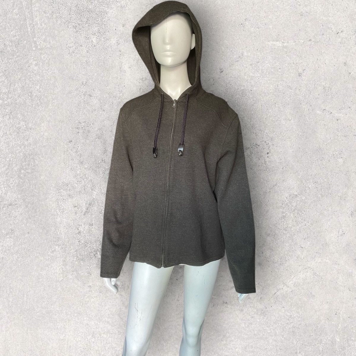 Prada Prada Sport Brown Oversize Hoodie Size L / US 10 / IT 46 - 1 Thumbnail