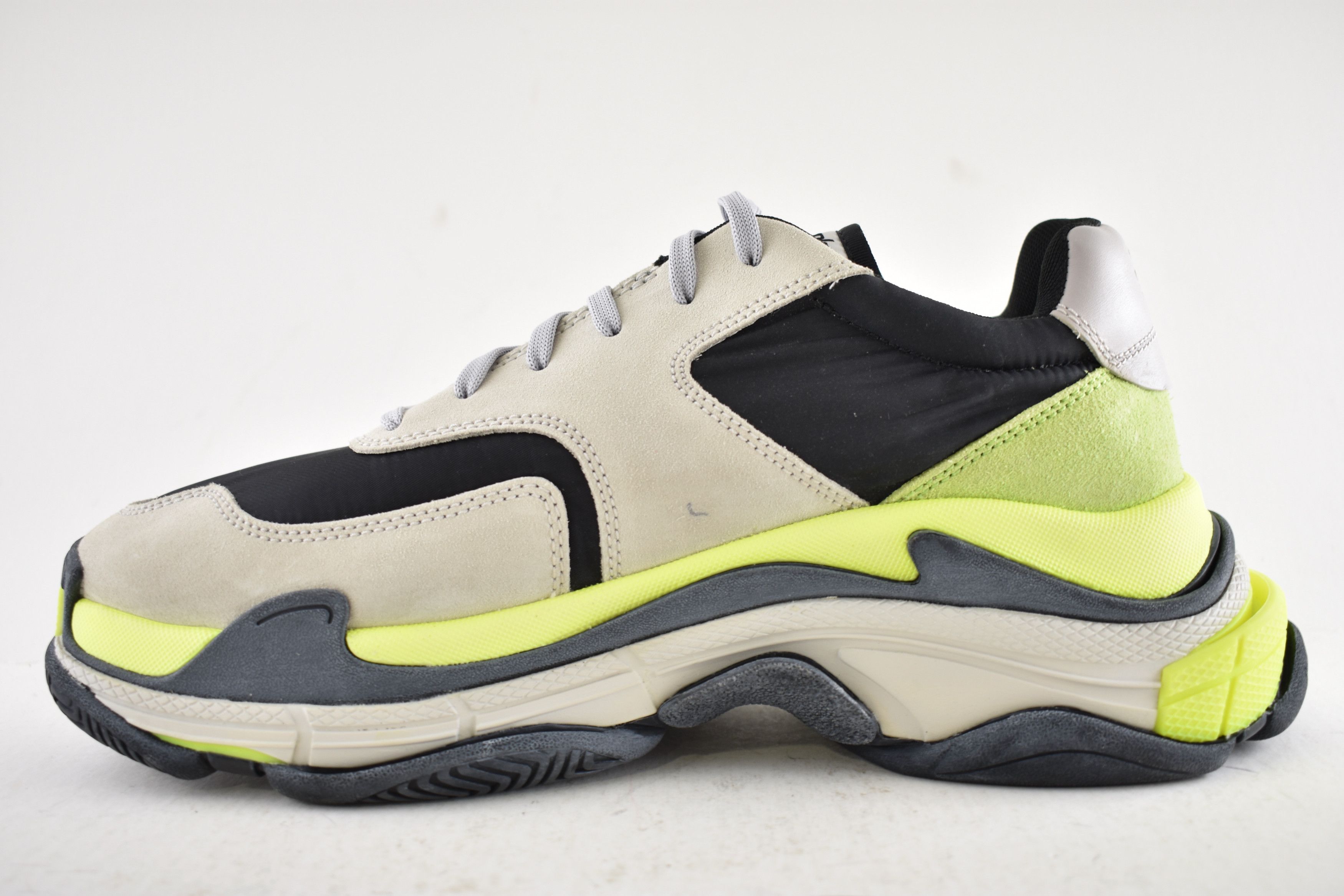 Balenciaga Balenciaga Triple S V2 Grey Jaune Trainer Sneaker 44 11 Size US 11 / EU 44 - 9 Thumbnail