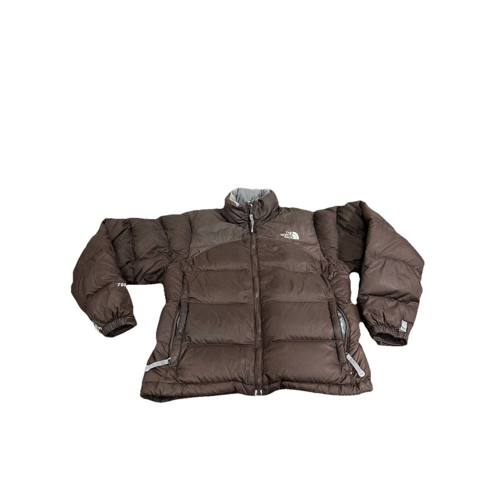 The North Face Vintage THE NORTH FACE Brown Nuptse 700 Goose Down Puffer Co Size S / US 4 / IT 40 - 1 Thumbnail