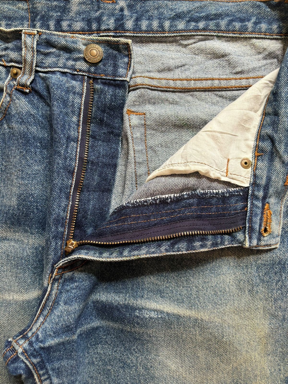 Japanese Brand Vintage Japanese Brand Mud Wash Distressed Loose Jeans Size US 29 - 9 Thumbnail
