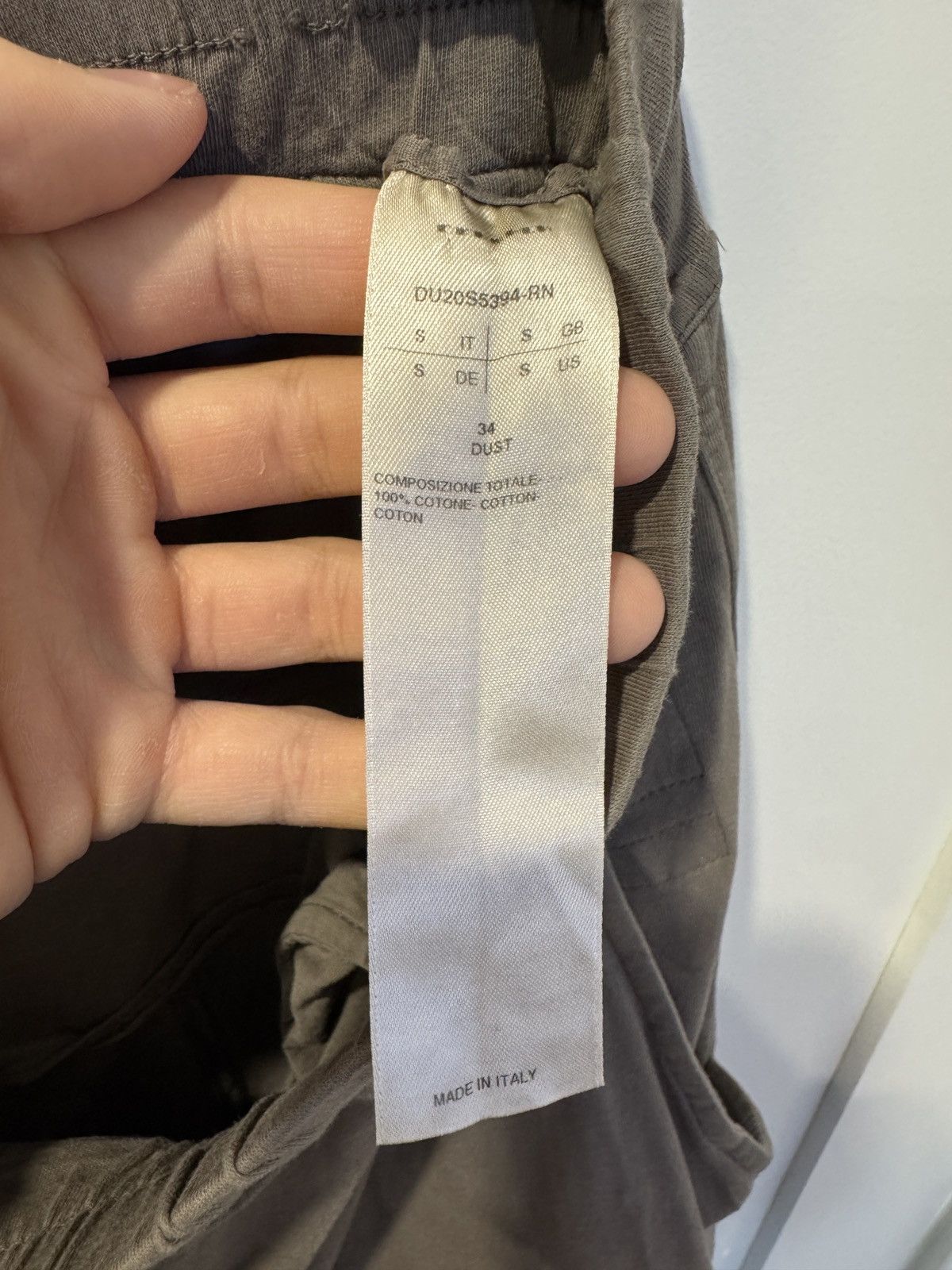 Rick Owens Drkshdw Rick Owens Drkshdw grey prisoner drawstring lounge pants Size US 32 / EU 48 - 3 Thumbnail