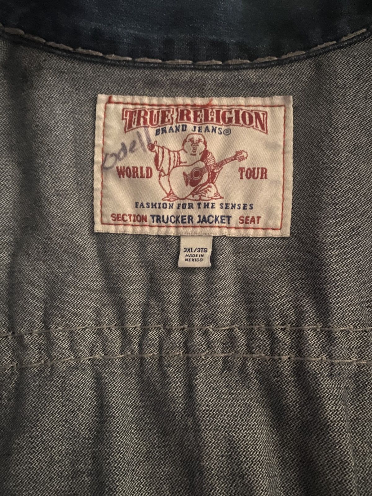 True Religion True Religion Trucker Denim Jacket Size US XL / EU 56 / 4 - 4 Thumbnail