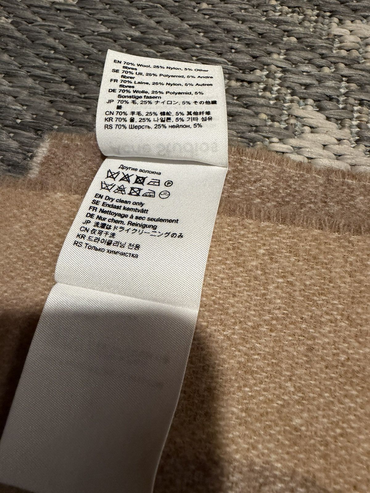 Acne Studios Acne Studios Logo Jacquard Scarf Size ONE SIZE - 6 Thumbnail