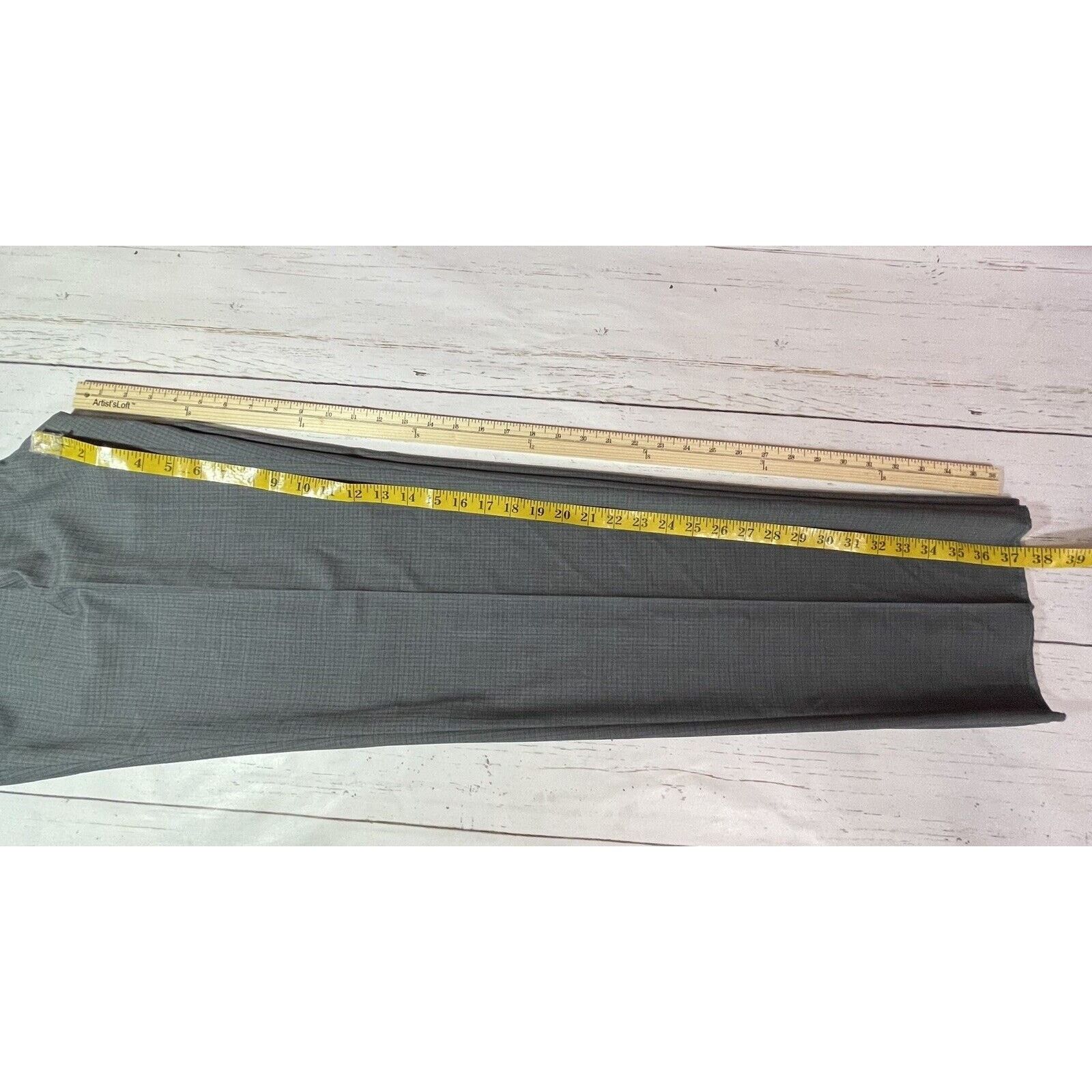 Ralph Lauren Ralph Lauren Nero Dress Pants Mens 43 Long 37 Gray MSPR $495 Size 42L - 8 Thumbnail