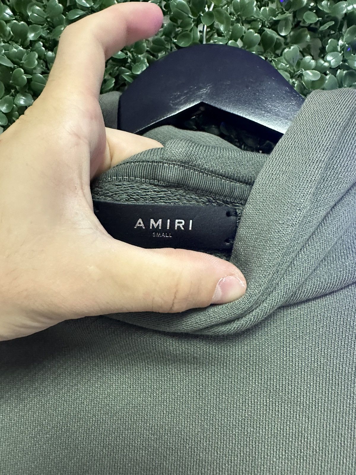 Amiri Amiri Olive Collegiate Logo Hoodie Size US S / EU 44-46 / 1 - 3 Thumbnail