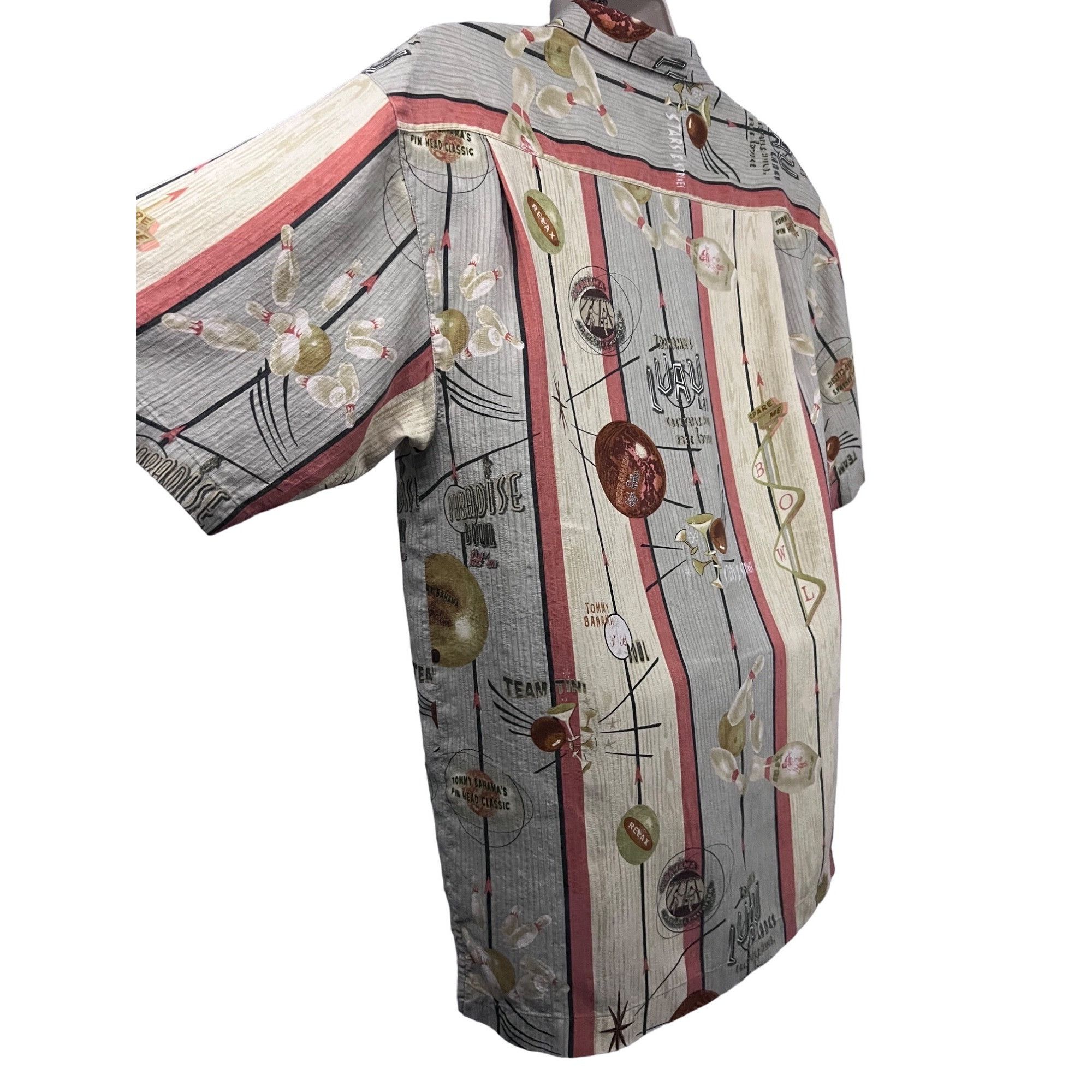 Tommy Bahama Tommy Bahama Retro Kitsche Silk Button Up Vintage Bowling Sh Size US M / EU 48-50 / 2 - 7 Thumbnail