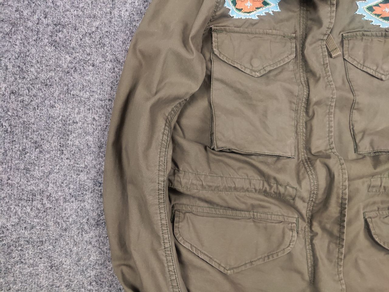 Polo Ralph Lauren Vintage Ralph Lauren Denim Supply Military M65 Hoodie Jacket Size S / US 4 / IT 40 - 8 Thumbnail