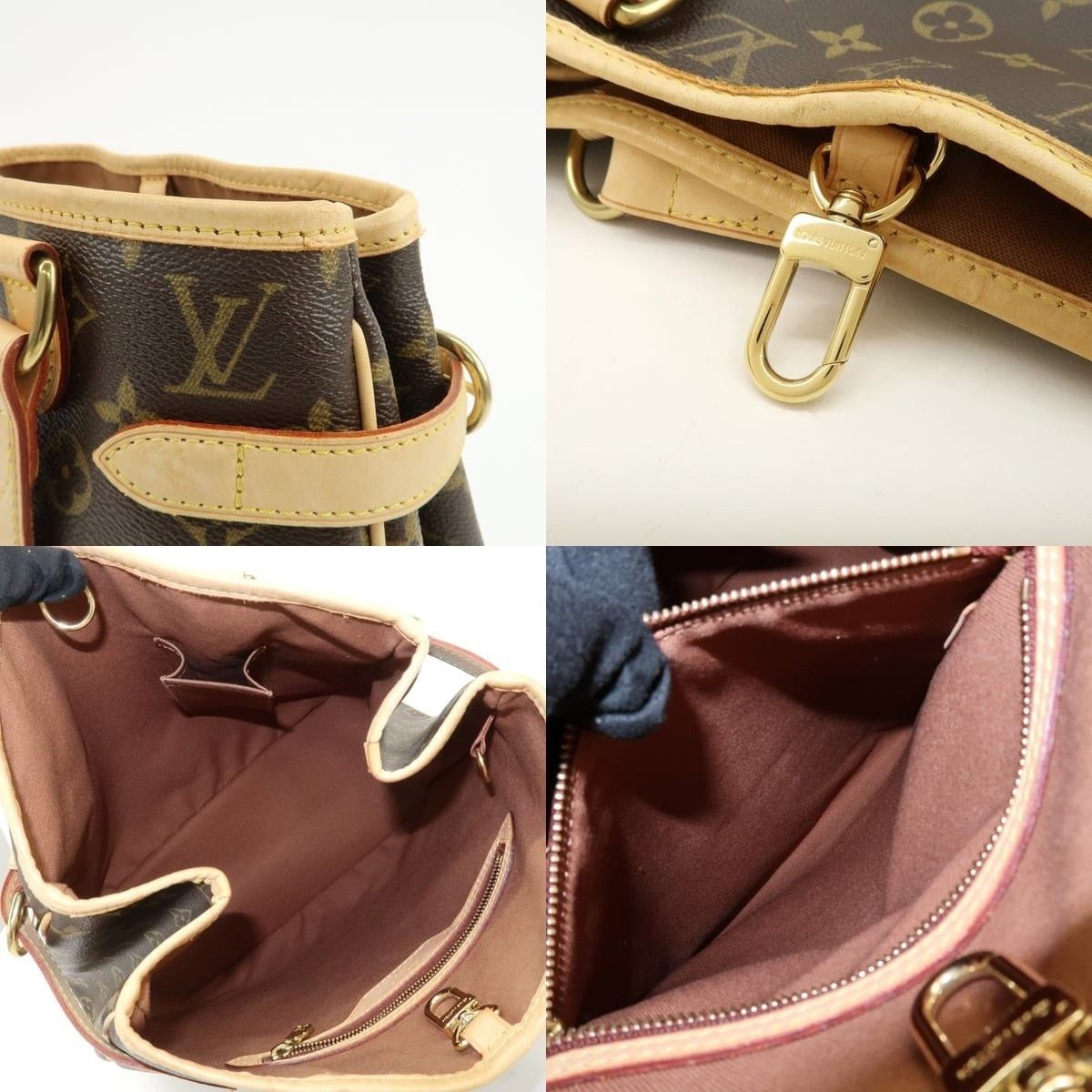 Louis Vuitton Louis Vuitton Monogram Batignolles Brown Tote Size ONE SIZE - 7 Thumbnail
