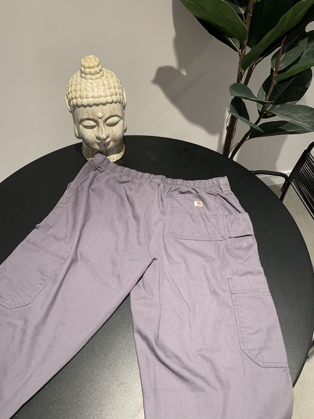 Carhartt × Carhartt Wip × Vintage Carhatt light purple ripstop cargo pants Size US 32 / EU 48 - 2 Thumbnail