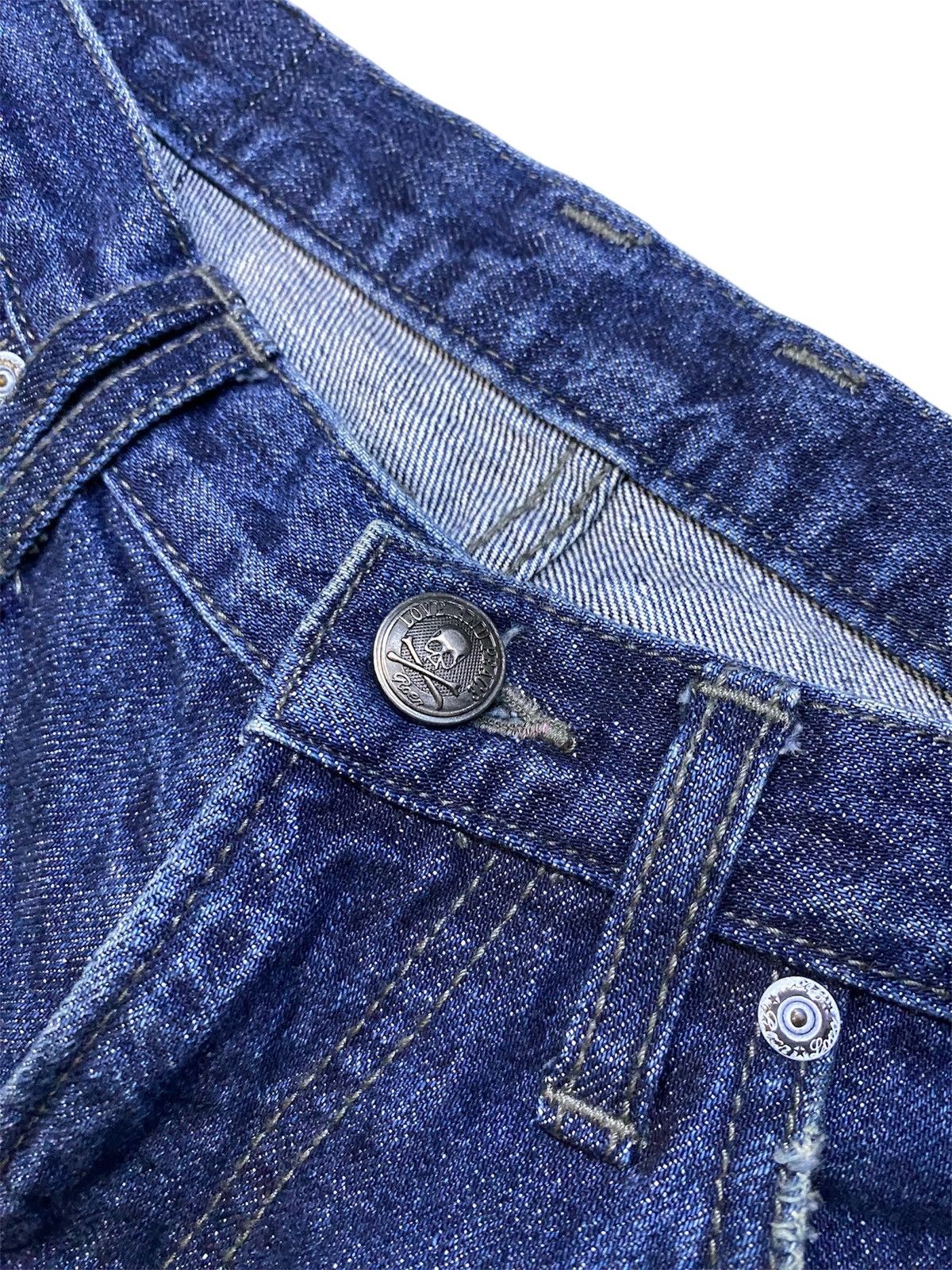 14th Addiction × Japanese Brand × Roen Mastermind Roen Distressed Punk Swarovski Denim Size US 32 / EU 48 - 5 Thumbnail