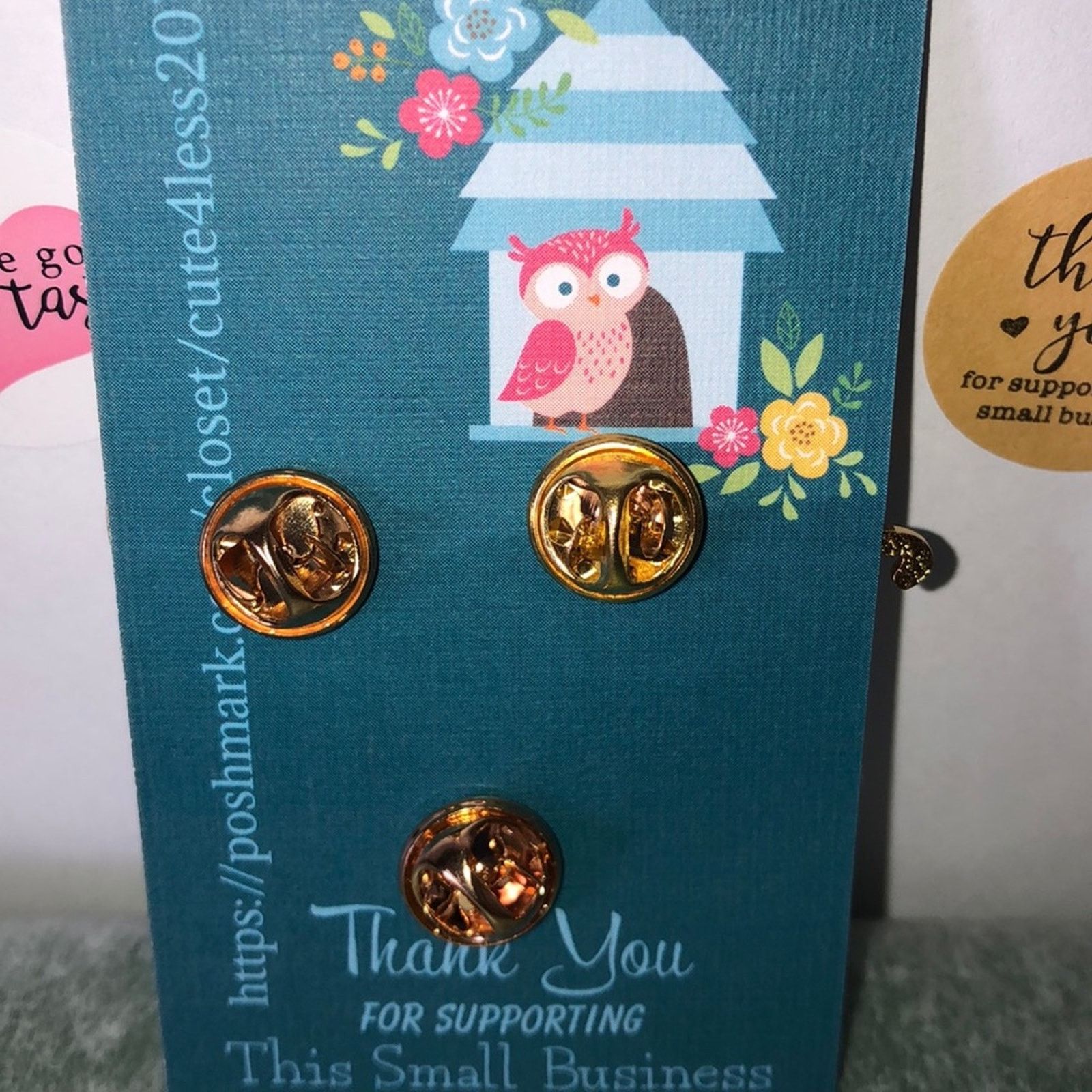 Other 3 Piece Cat Kitten Pin Set Brooch Size ONE SIZE - 2 Thumbnail