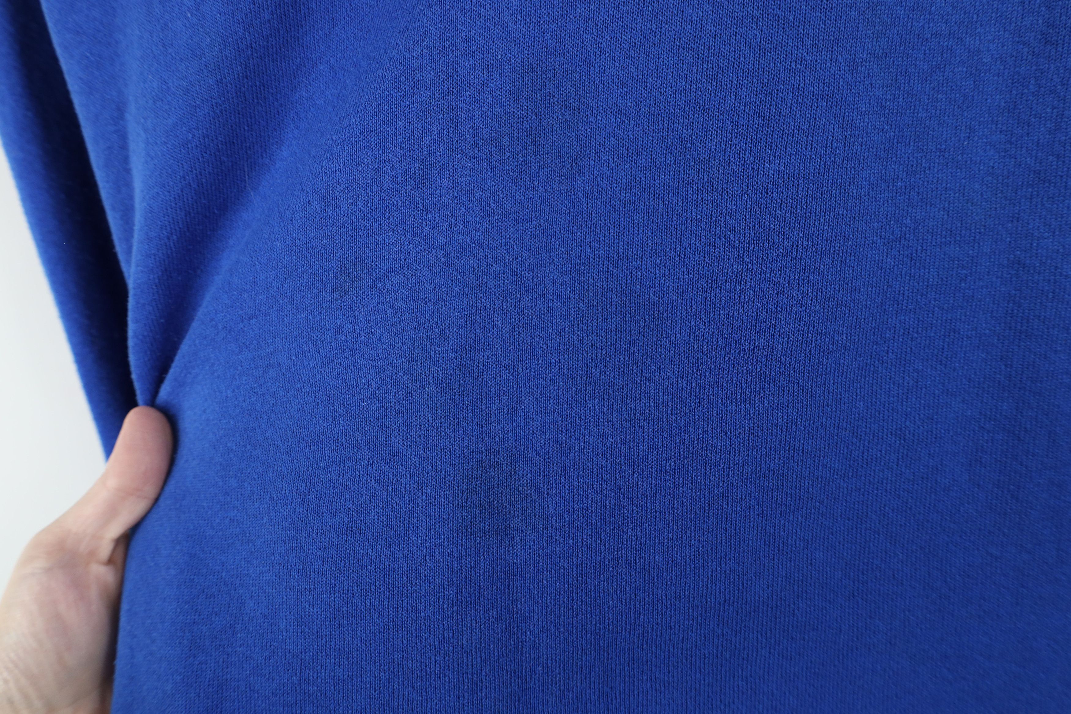 Vintage Vintage 90s Streetwear Crewneck Sweatshirt Royal Blue USA Size US XL / EU 56 / 4 - 4 Thumbnail