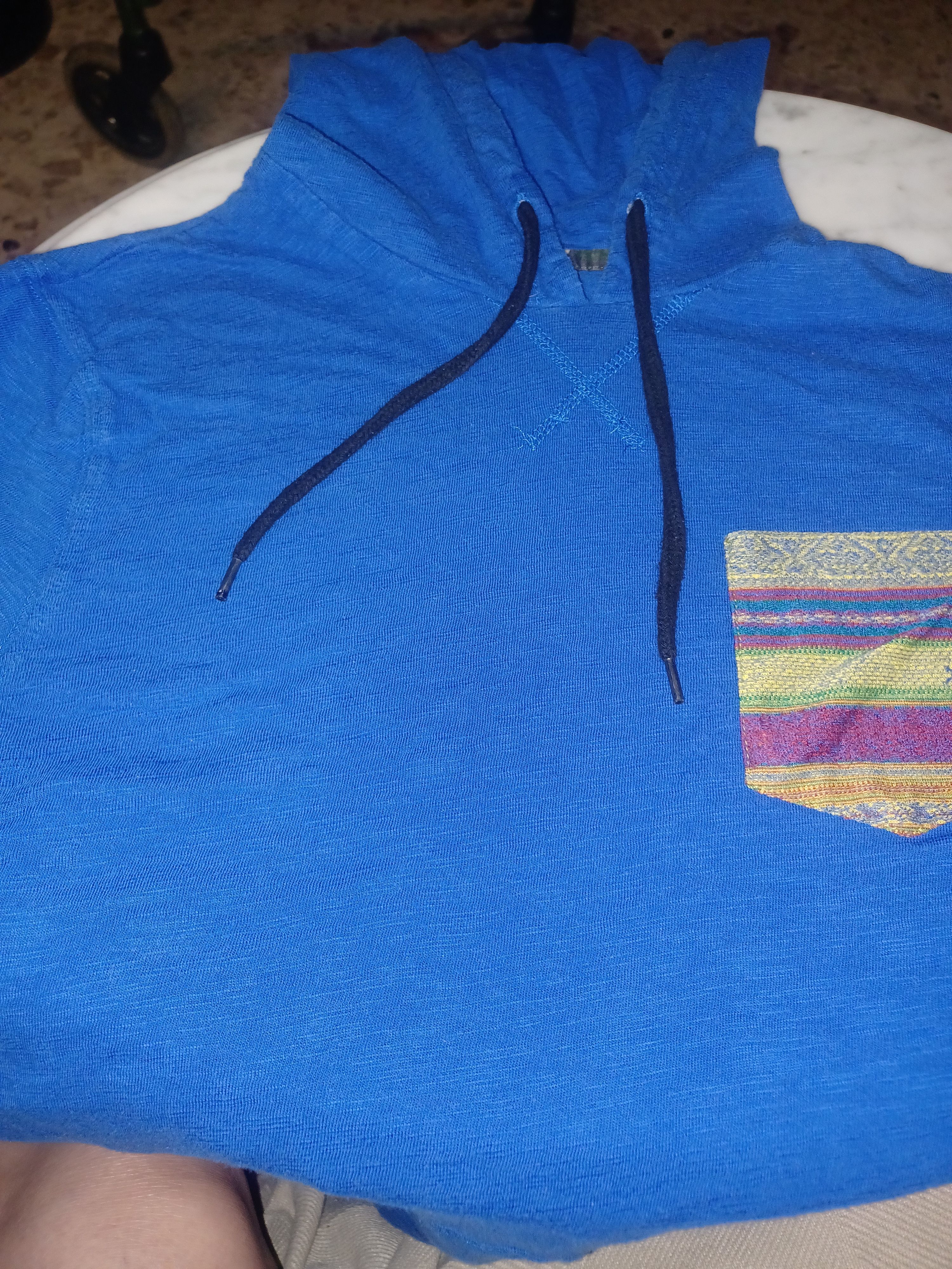 Other Koto Hooded Long Sleeve Tee Small Blue Size S / US 4 / IT 40 - 2 Thumbnail