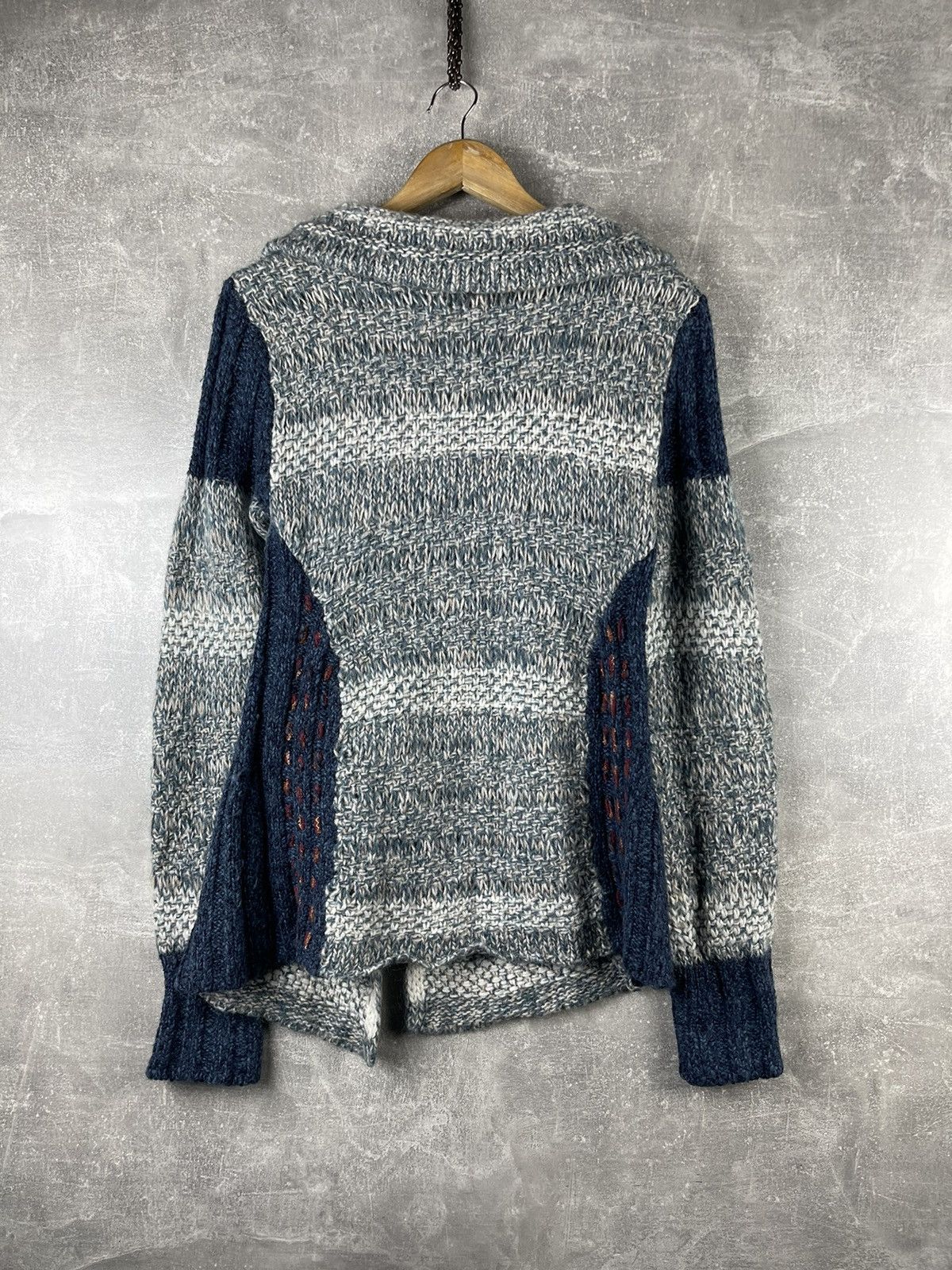 Other Save the Queen Knitted Y2K Cardigan Mohair / Wool Multicolor Size M / US 6-8 / IT 42-44 - 7 Thumbnail