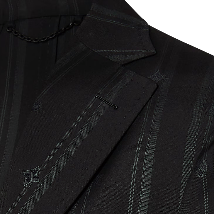 Louis Vuitton Single-Breasted Wool Napolitana Jacket - 46 XS Size 46S - 5 Thumbnail