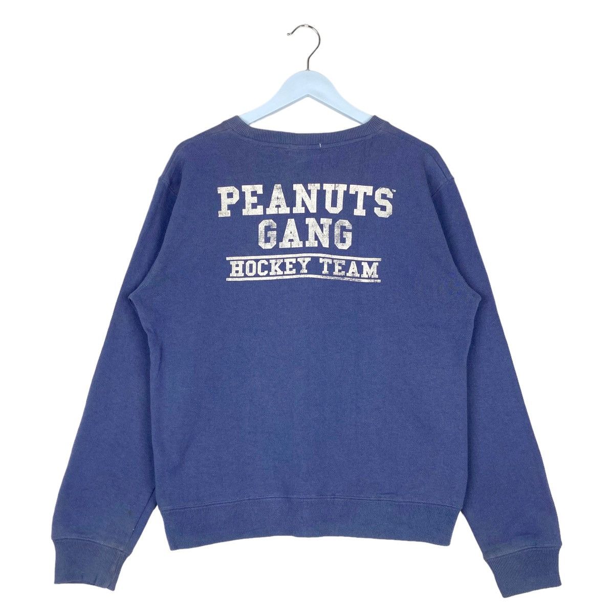 Peanuts × Vintage Vintage Snoopy Hockey Team Printed Crewneck Sweatshirt Blue Size US S / EU 44-46 / 1 - 7 Thumbnail