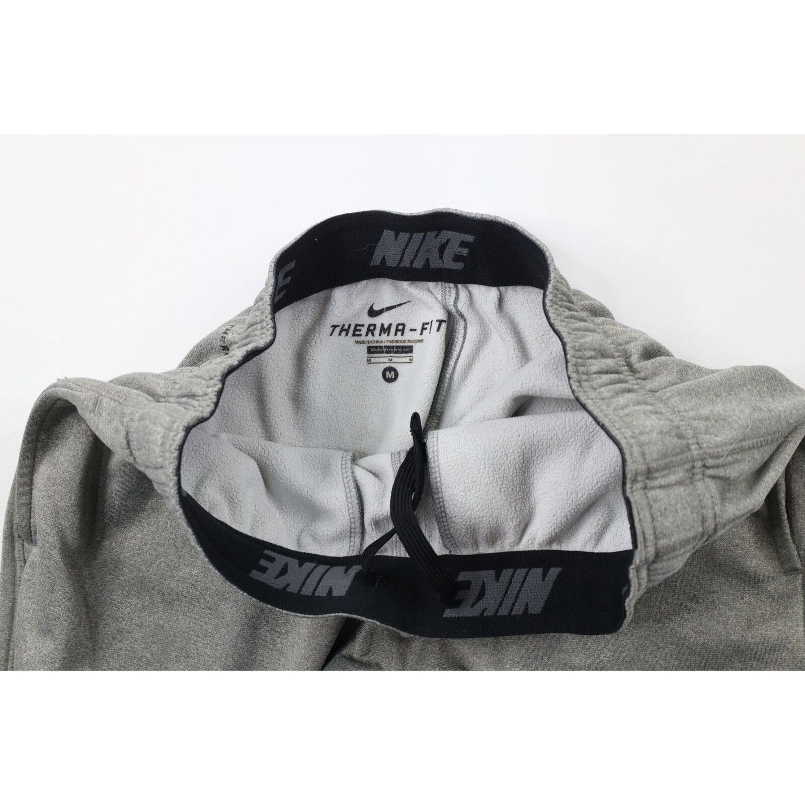 Nike Nike Distressed Swoosh Logo Adjustable Cuff Sweatpants Size US 32 / EU 48 - 7 Thumbnail