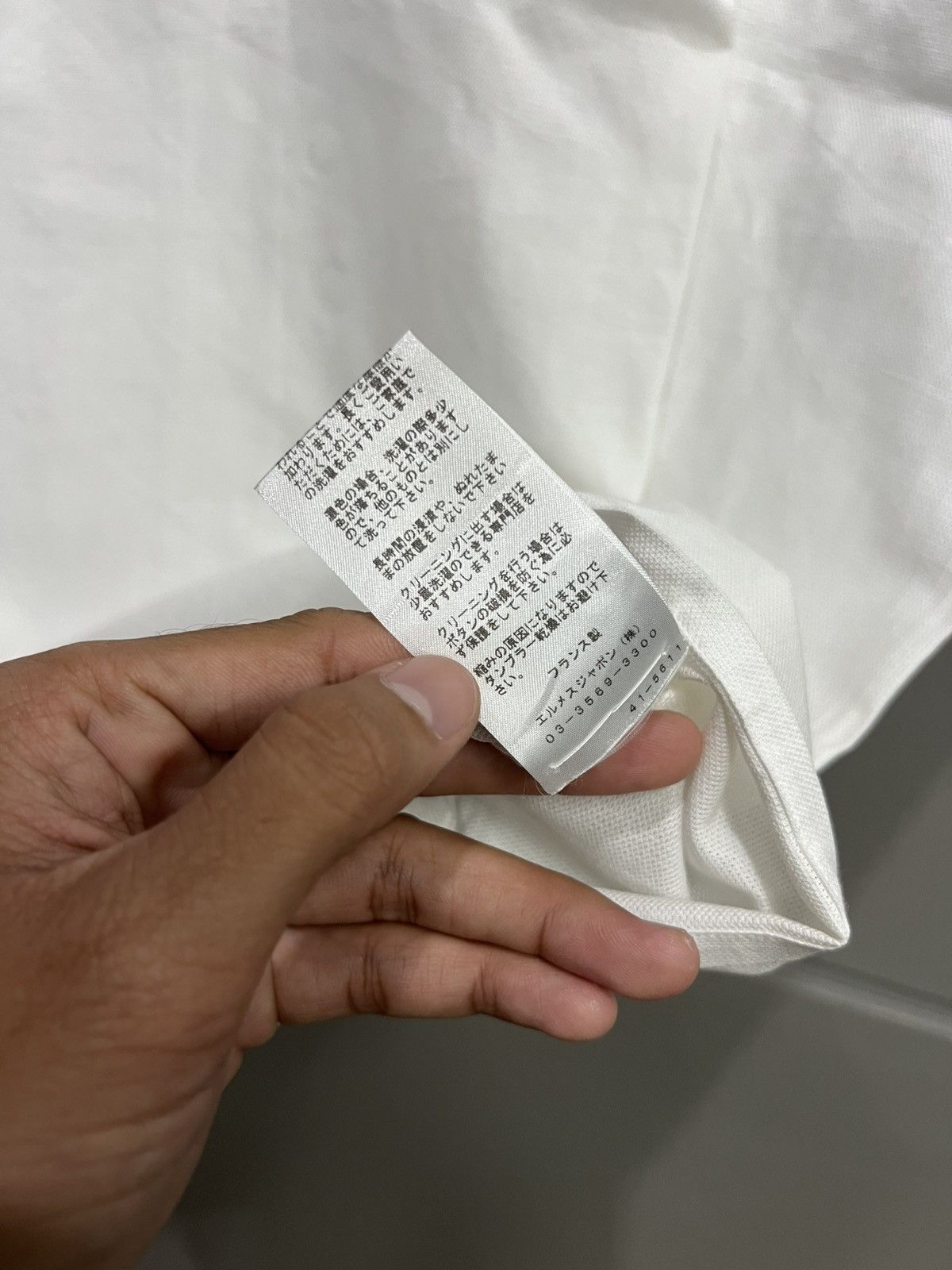Hermes Hermes white cotton vareuse shirt Size US L / EU 52-54 / 3 - 9 Thumbnail
