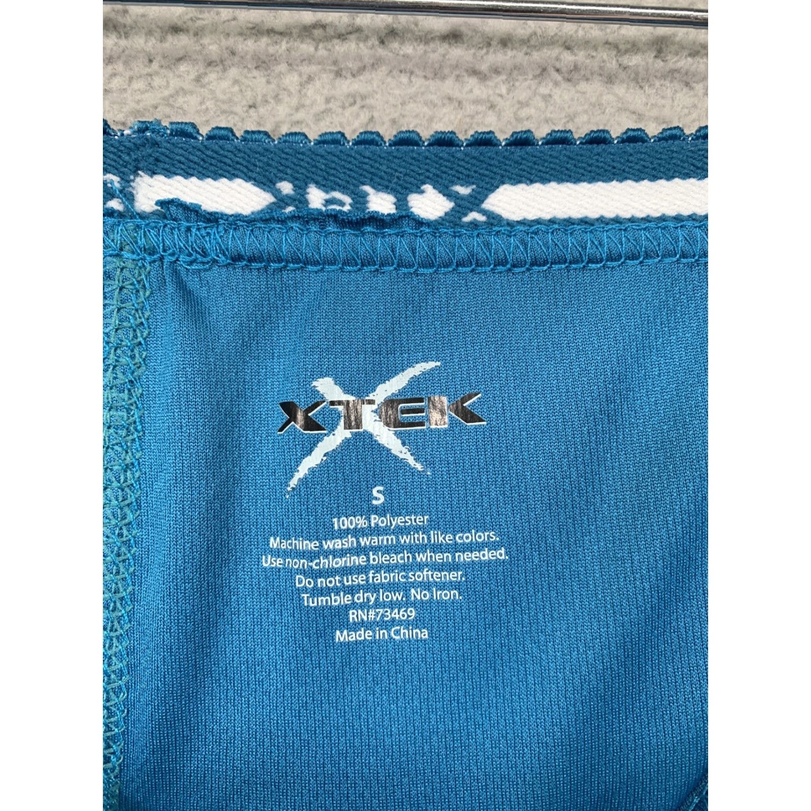 Vintage Xtek Leggings Skinny Activewear Running Jogging Polyester Blue Teal Size Small Women Regular Pul On Solid Pattern Compression Size 28" / US 6 / IT 42 - 7 Thumbnail