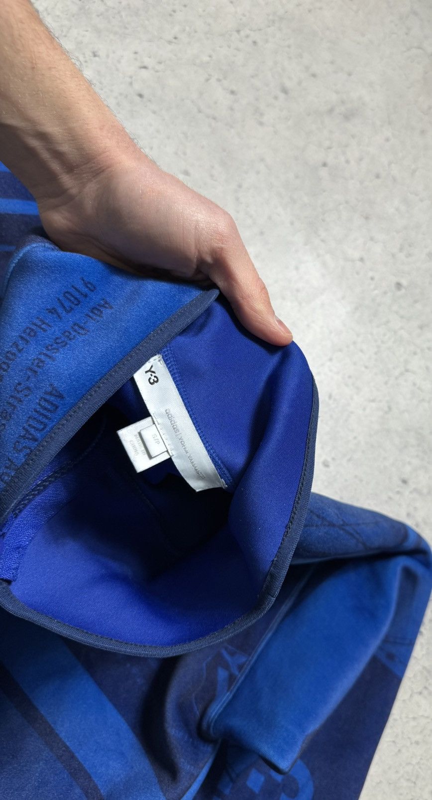 Adidas × Y-3 Adidas Yohji Yamamoto Y-3 Blue 1/4 Zip Sweatshirt Size US S / EU 44-46 / 1 - 5 Thumbnail