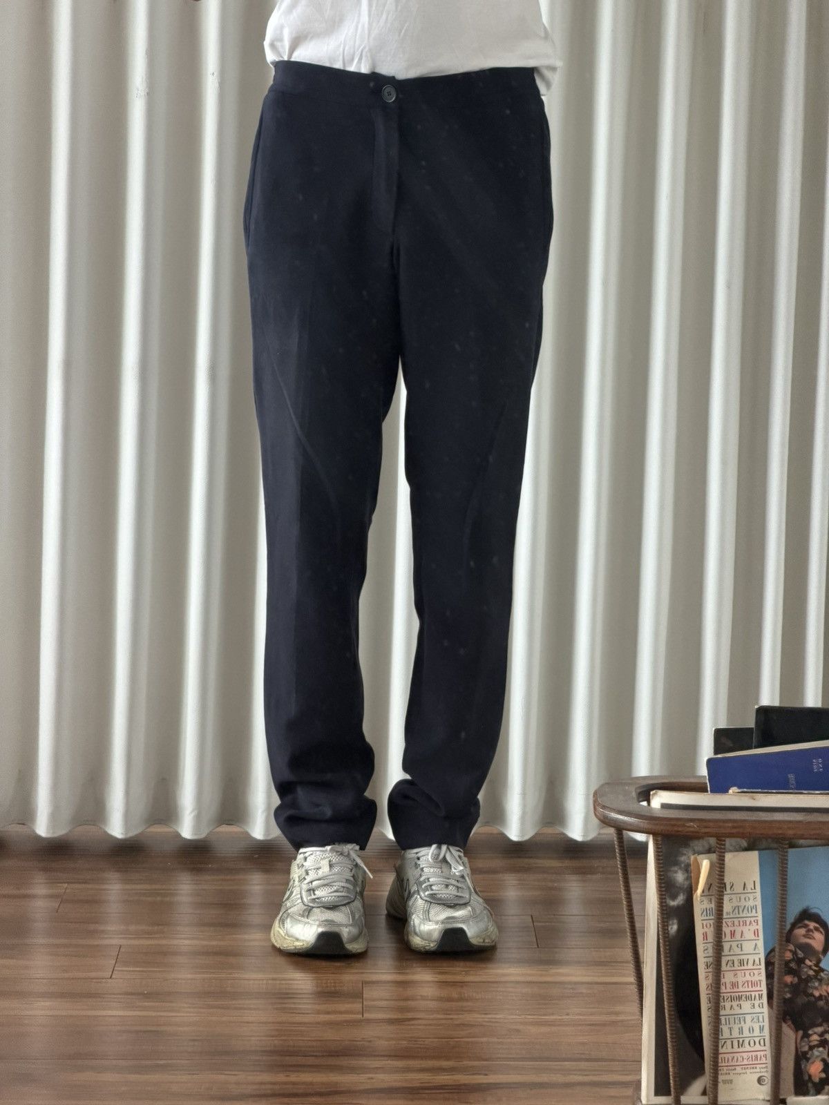 Sandro Navy Sandro Trousers (Size 30) Size US 30 / EU 46 - 1 Thumbnail