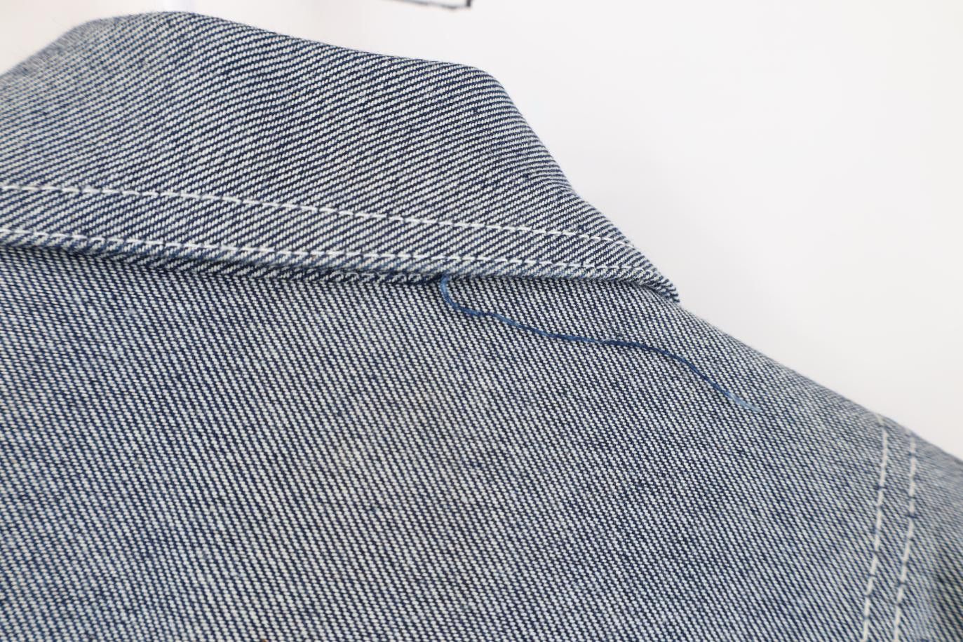 Vintage Deadstock Vintage 90s Y2K Streetwear Denim Trucker Jacket Size US L / EU 52-54 / 3 - 16 Thumbnail