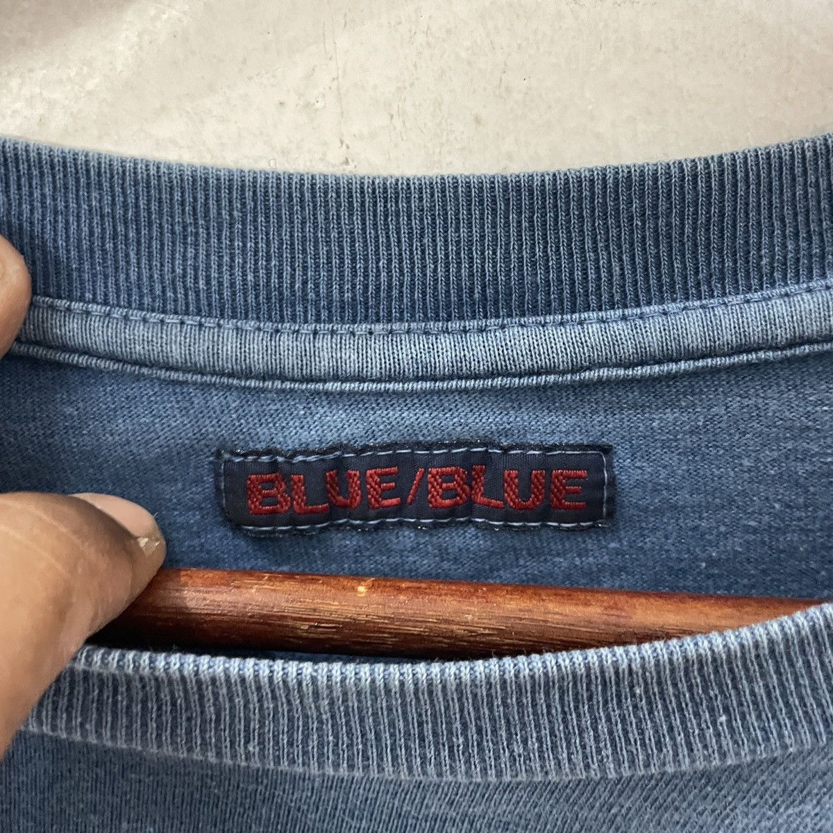 Blue Blue Japan Vintage 90s Blue Blue Japan Tee Size US XS / EU 42 / 0 - 5 Thumbnail