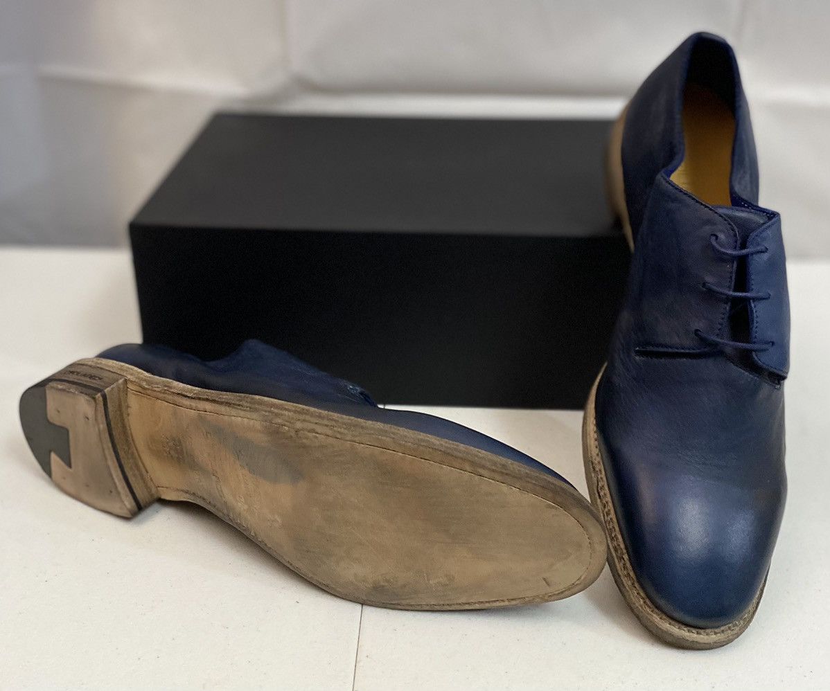 Dsquared2 Dsquared2 🇮🇹 Blu Goodyear Welt Handmade Uni Derby 10.5 NEW Size US 10.5 / EU 43-44 - 12 Thumbnail