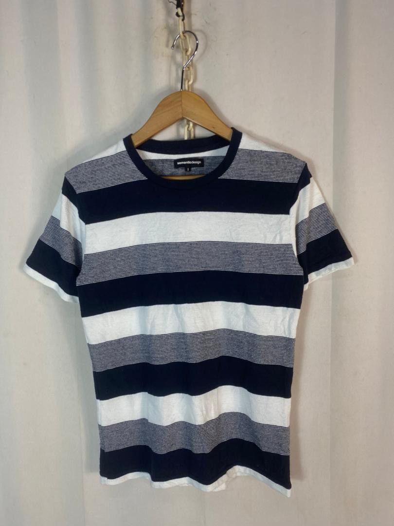 Japanese Brand × semanticdesign Semantic design stripe tshirt Size US S / EU 44-46 / 1 - 1 Thumbnail