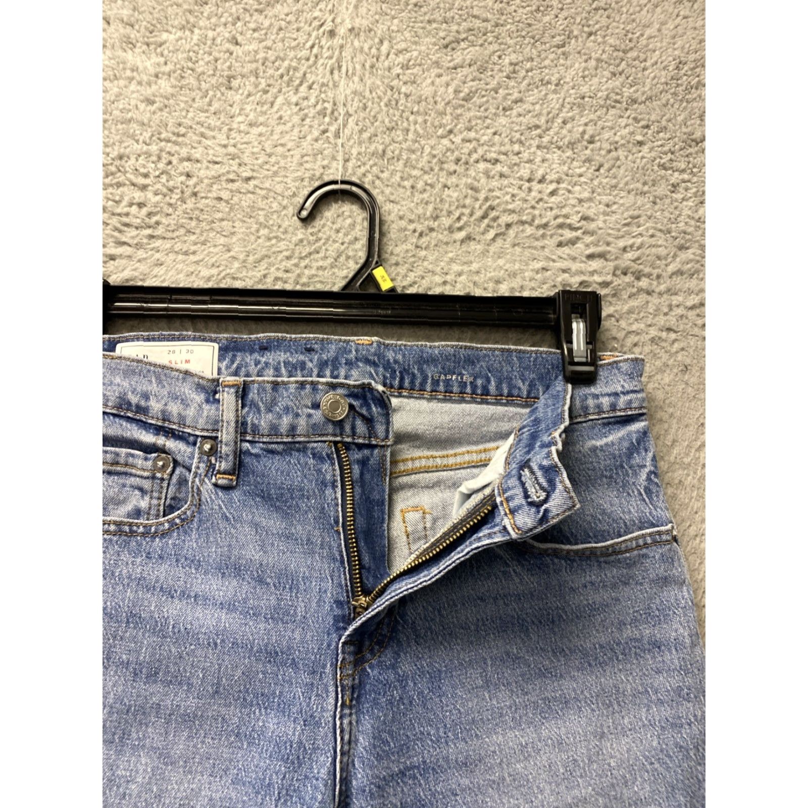 Gap GAP Jeans Denim Pants Hip Athletic Fit 28x30 Men Blue Flat Front 30in Inseam Mens Size US 28 / EU 44 - 3 Thumbnail