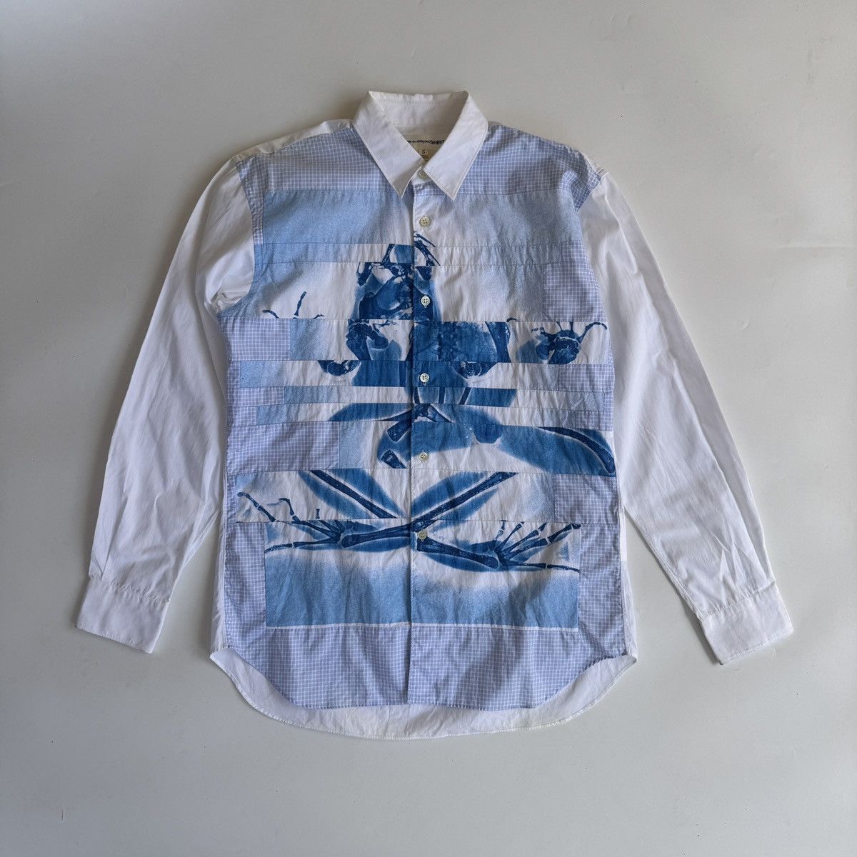 Comme des Garcons SHIRT COMME des GARÇONS SHIRT F/W 09 Patchwork X-Ray Frog Shirt Size US S / EU 44-46 / 1 - 1 Thumbnail