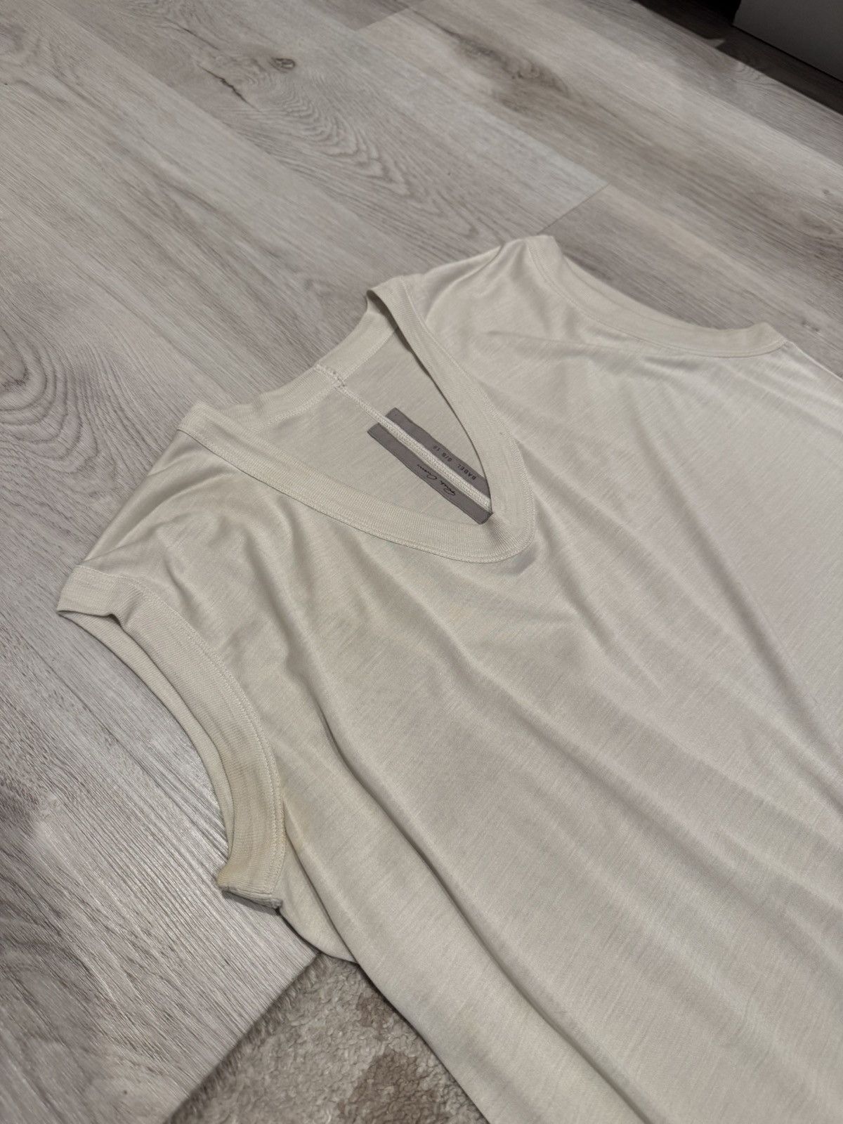 Rick Owens s/s 2019 silk oyster tank top! Size US S / EU 44-46 / 1 - 3 Thumbnail