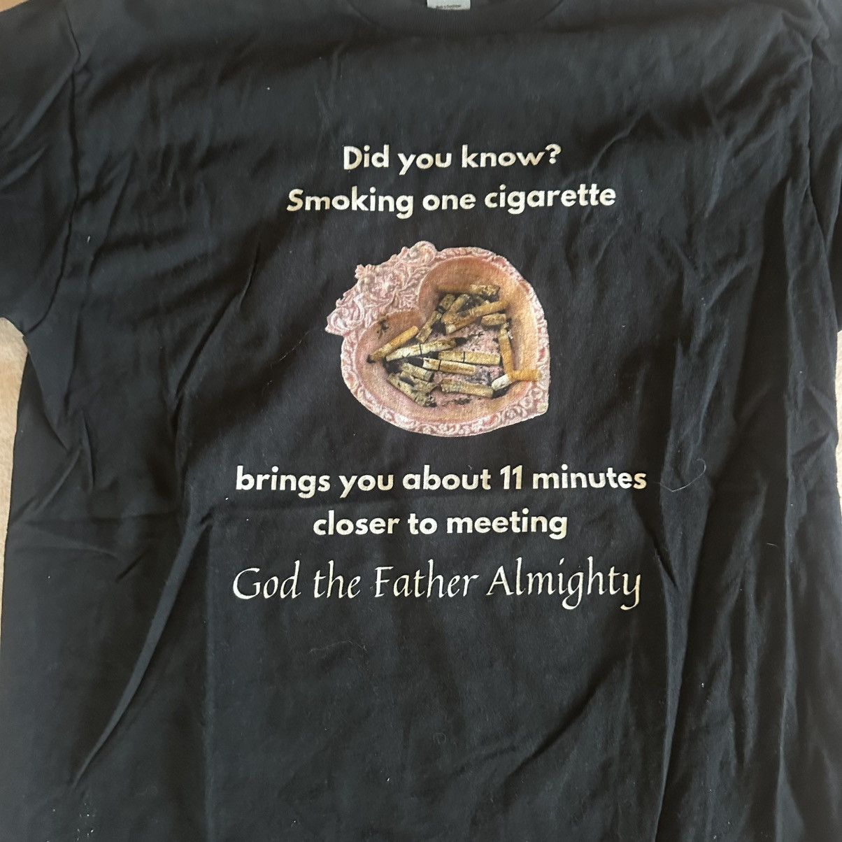 Vintage Anti Smoking T-Shirt Size US L / EU 52-54 / 3 - 2 Thumbnail