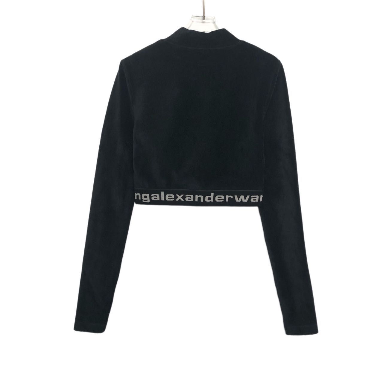 Alexander Wang Alexander Wang Corduroy Cropped Pullover Knit Sweater K26WX Size XS / US 0-2 / IT 36-38 - 2 Thumbnail