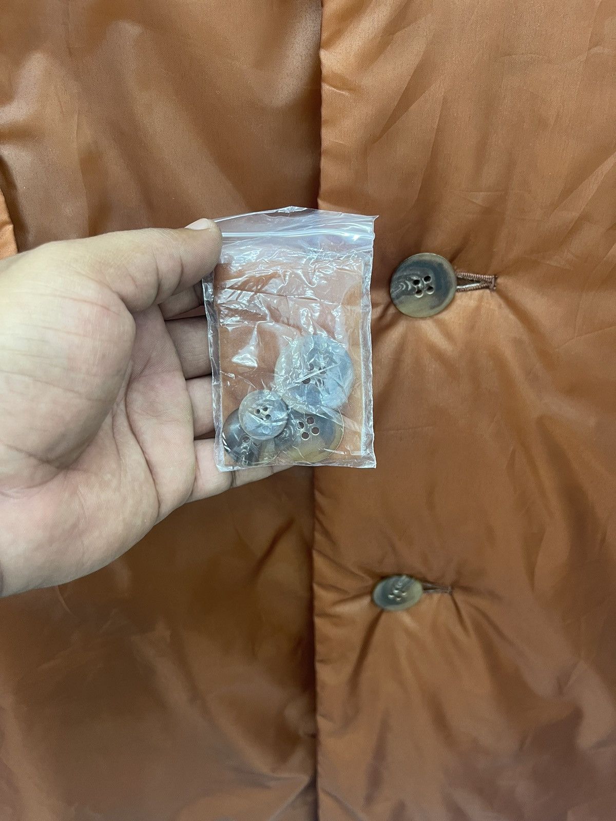 Issey Miyake RARE‼️🔥FW94 ISSEY MIYAKE BURNT ORANGE NYLON PUFFER COAT Size US M / EU 48-50 / 2 - 7 Thumbnail
