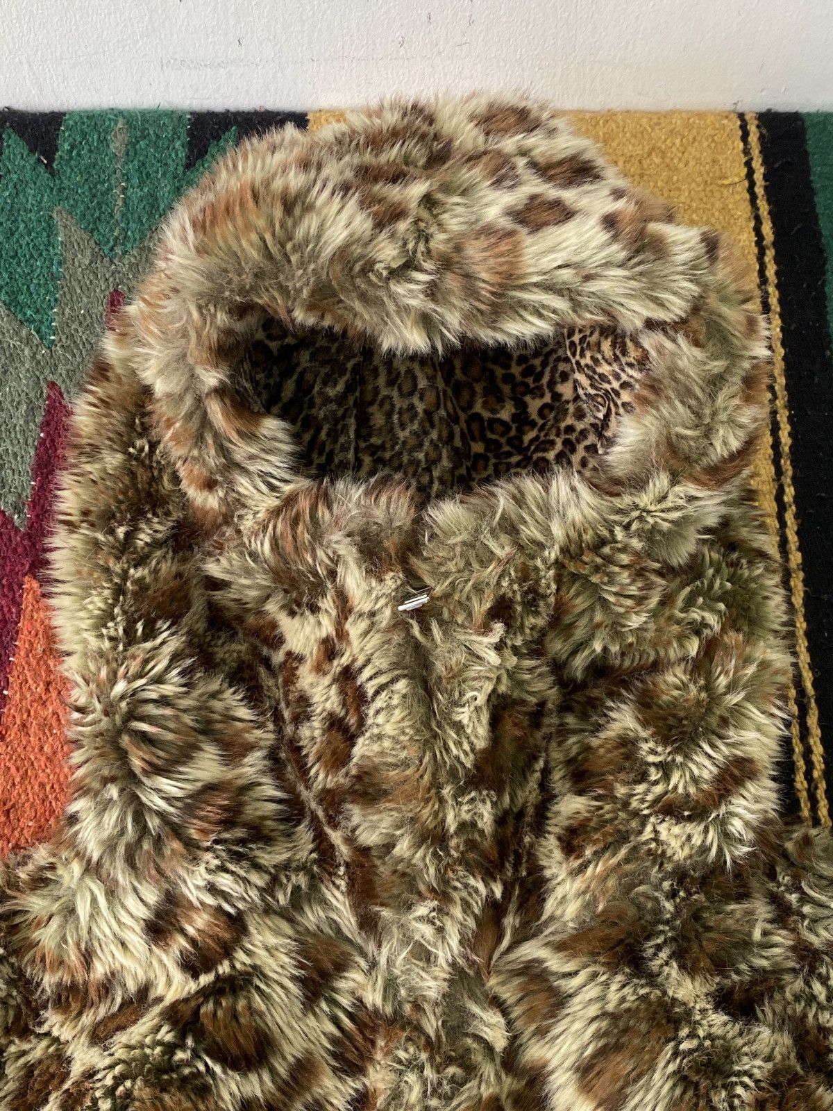 Sunao Kuwahara 2000’s Sunaokuwahara Leopard Print Faux Fur Cropped Jacket Size S / US 4 / IT 40 - 10 Thumbnail