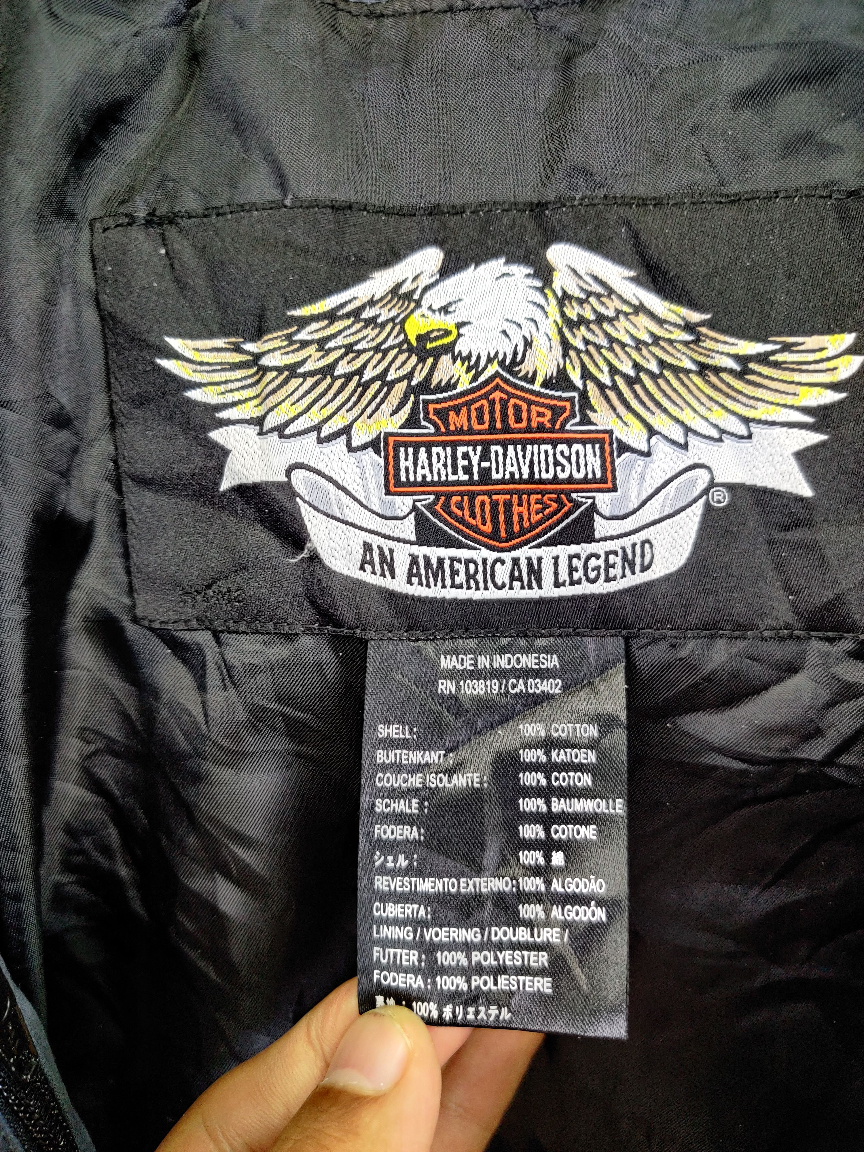 Harley Davidson Vintage Harley Davidson Embroidery Motorcycle Jacket Size US M / EU 48-50 / 2 - 17 Thumbnail