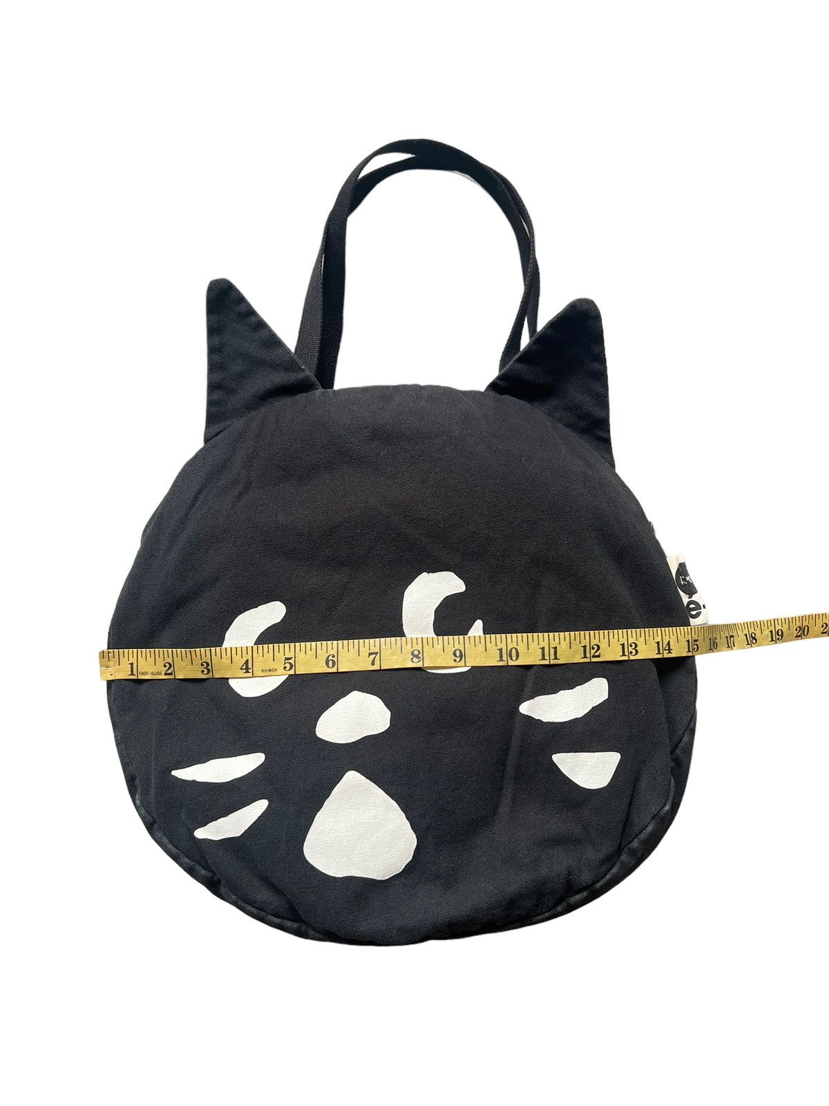 Issey Miyake Ne-Net Cat Head Canvas Zipper Tote Bag Size ONE SIZE - 12 Thumbnail