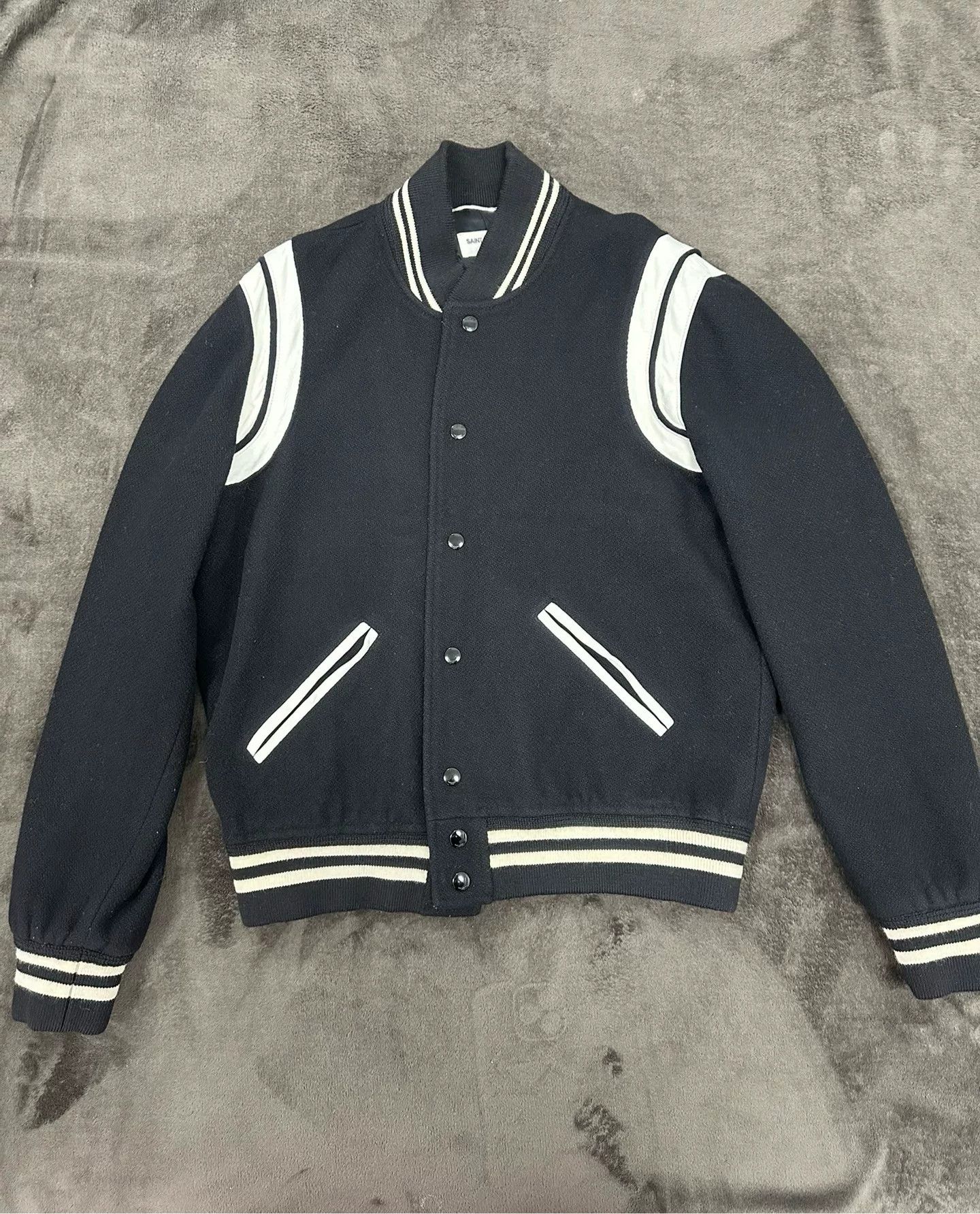 Saint Laurent Paris Saint Laurent Paris Baseball Jacket Size US M / EU 48-50 / 2 - 1 Thumbnail