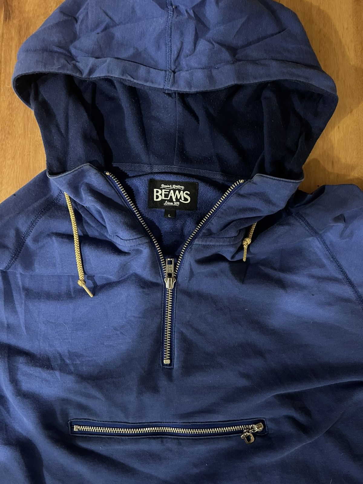 Beams Japan Beams Plus “Middle Pocket” Zipper Hoodie Size US L / EU 52-54 / 3 - 3 Thumbnail