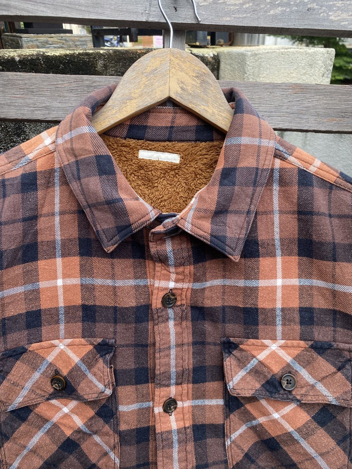 GU Vintage Y2K GU Plaid Fleece-Lined Overshirt Jacket Size US L / EU 52-54 / 3 - 4 Thumbnail