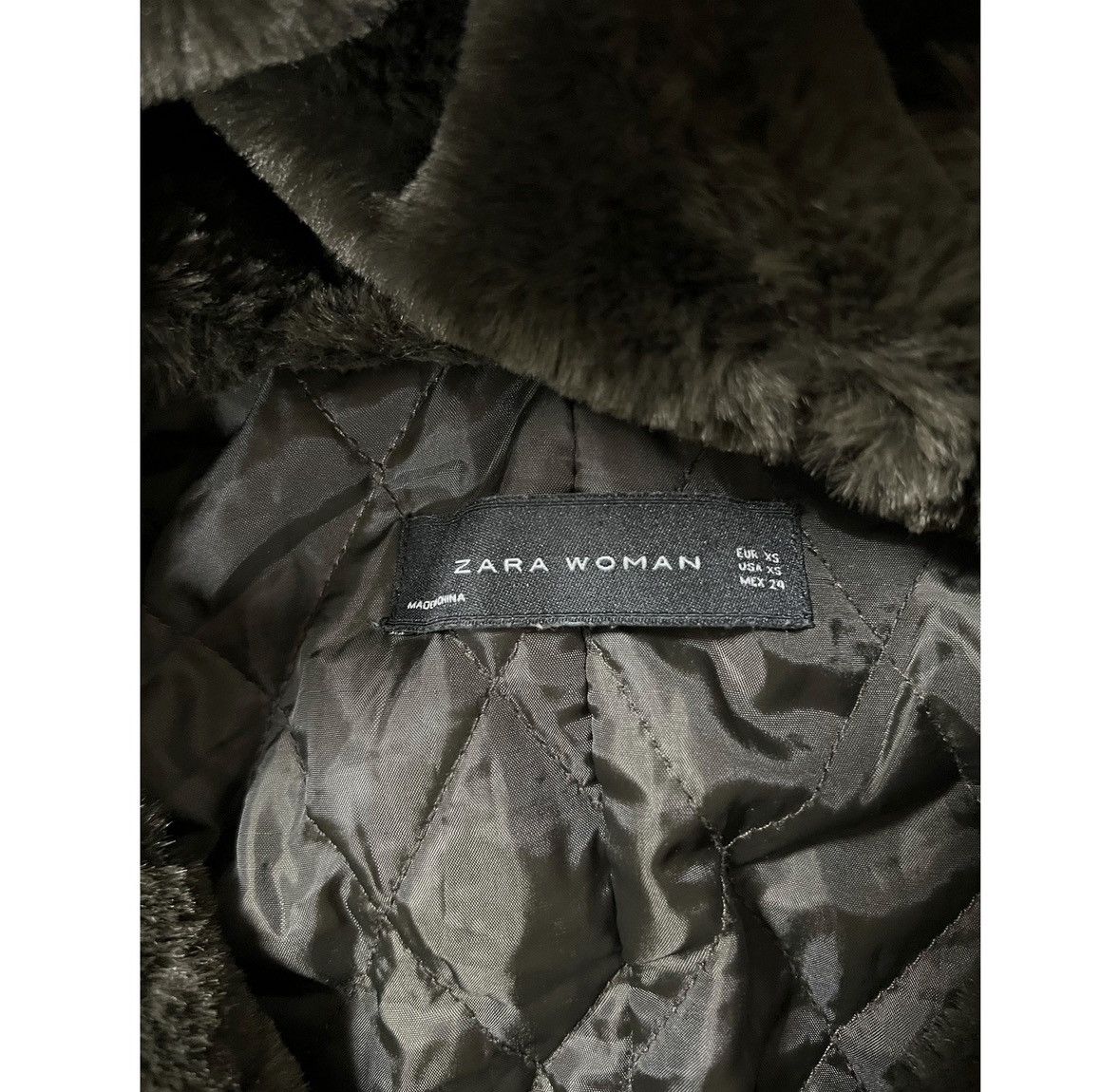 Zara Zara Brown Tan Beige Fur Winter Jacket Coat Outerwear XS 🤎✨ Size XS / US 0-2 / IT 36-38 - 9 Thumbnail