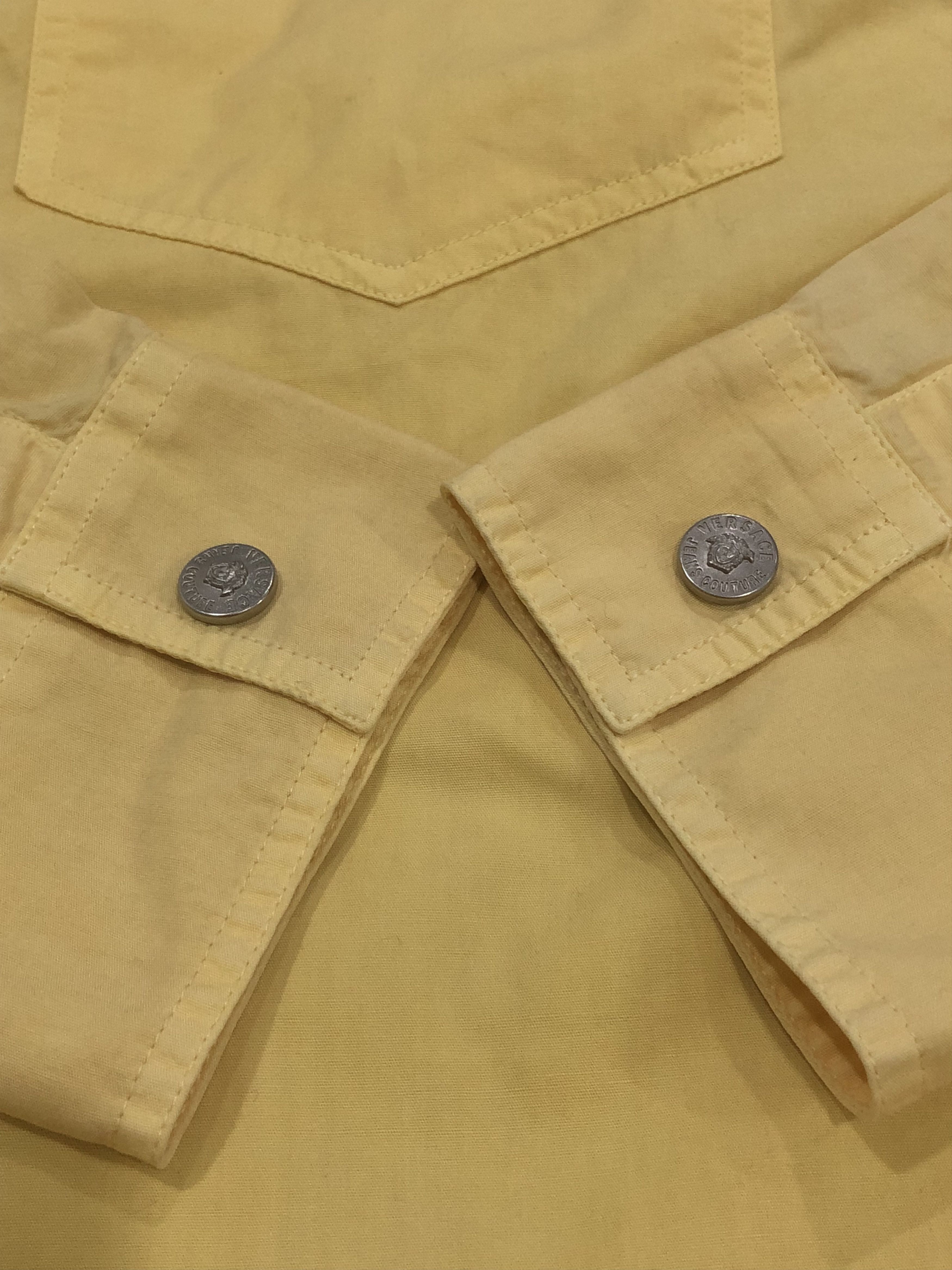 Versace Jeans Couture × Vintage Vintage Versace Jeans Couture Medusa Snap Button Shirt Size US XL / EU 56 / 4 - 6 Thumbnail