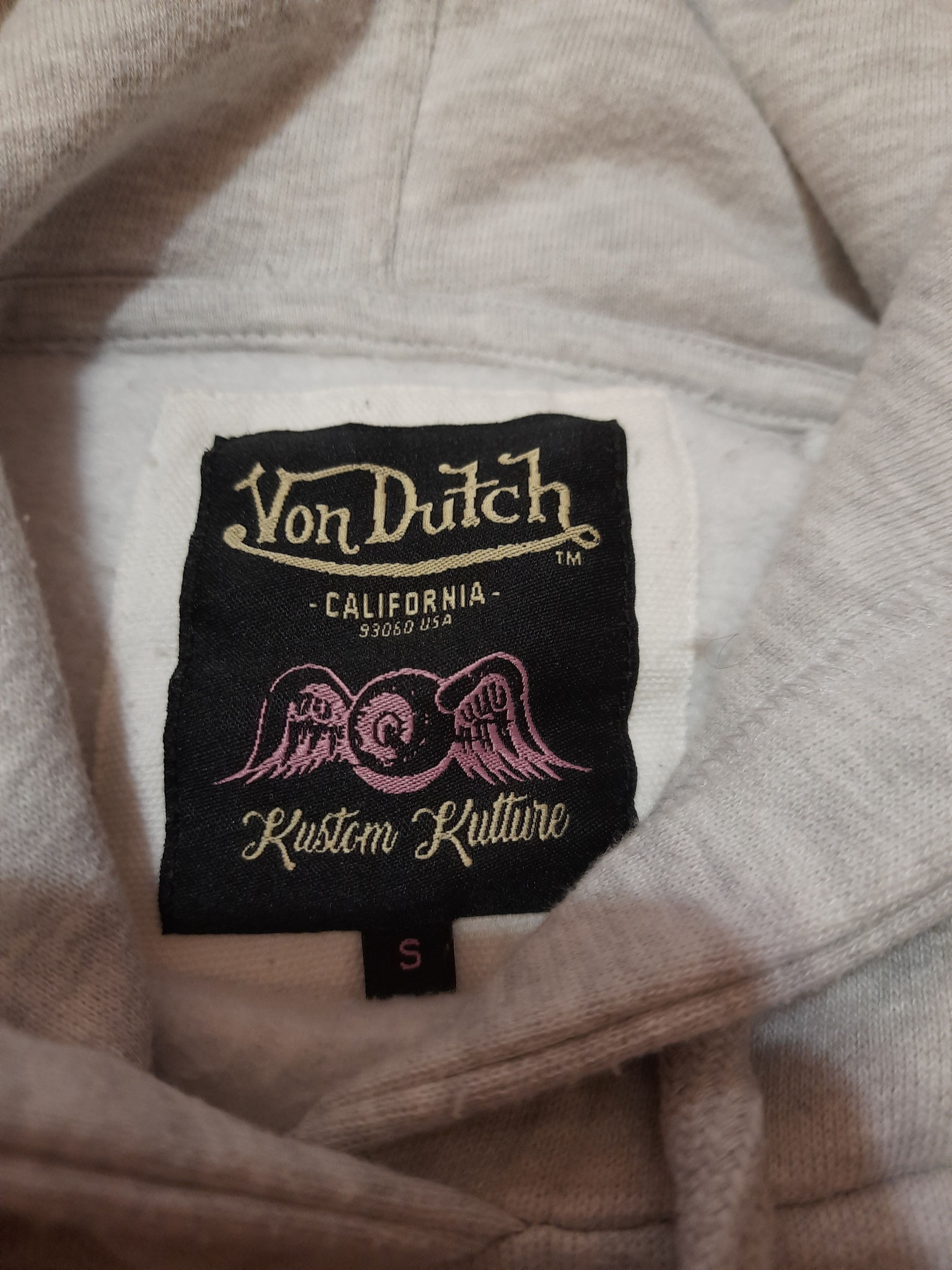 Von Dutch Von Dutch Big Logo Y2k Hoodie Size S / US 4 / IT 40 - 3 Thumbnail