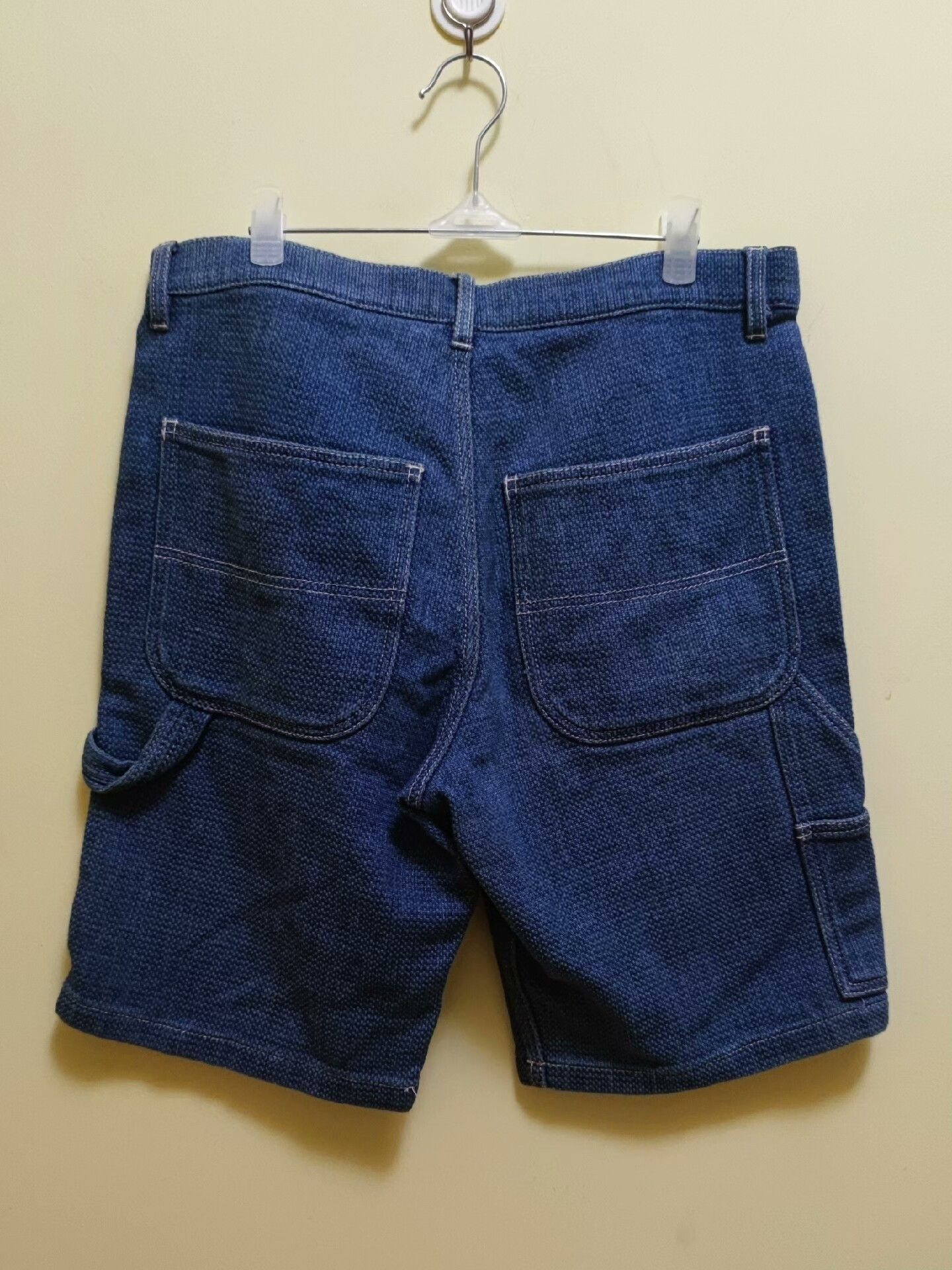 Evisu Blue Workwear Style Dyed Shorts Size US 28 / EU 44 - 1 Thumbnail