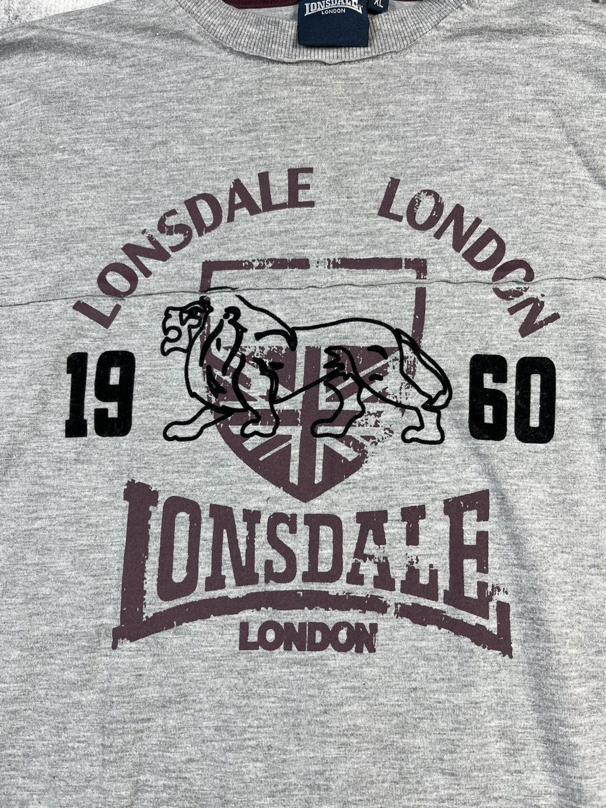 Lonsdale Lonsdale London Sleeveless Tee Grey Big Logo Size US XL / EU 56 / 4 - 4 Thumbnail