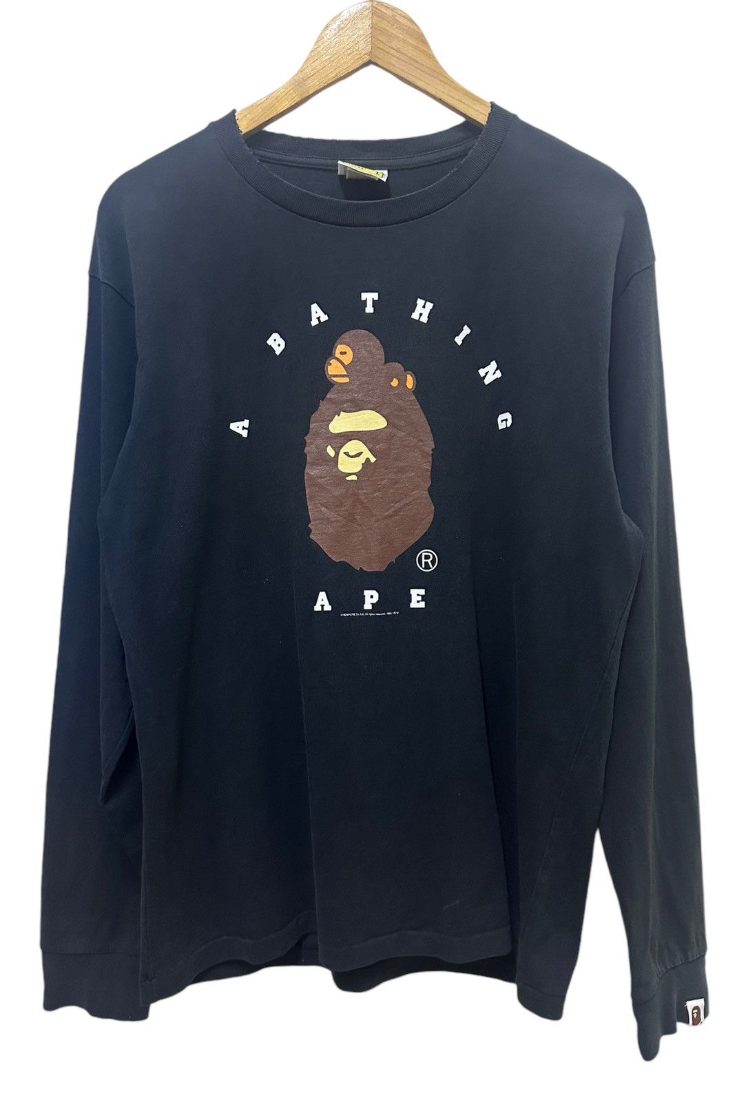 Bape Vintage A Bathing Ape Milo on Big Ape Single Stitch Shirts Size US M / EU 48-50 / 2 - 1 Thumbnail