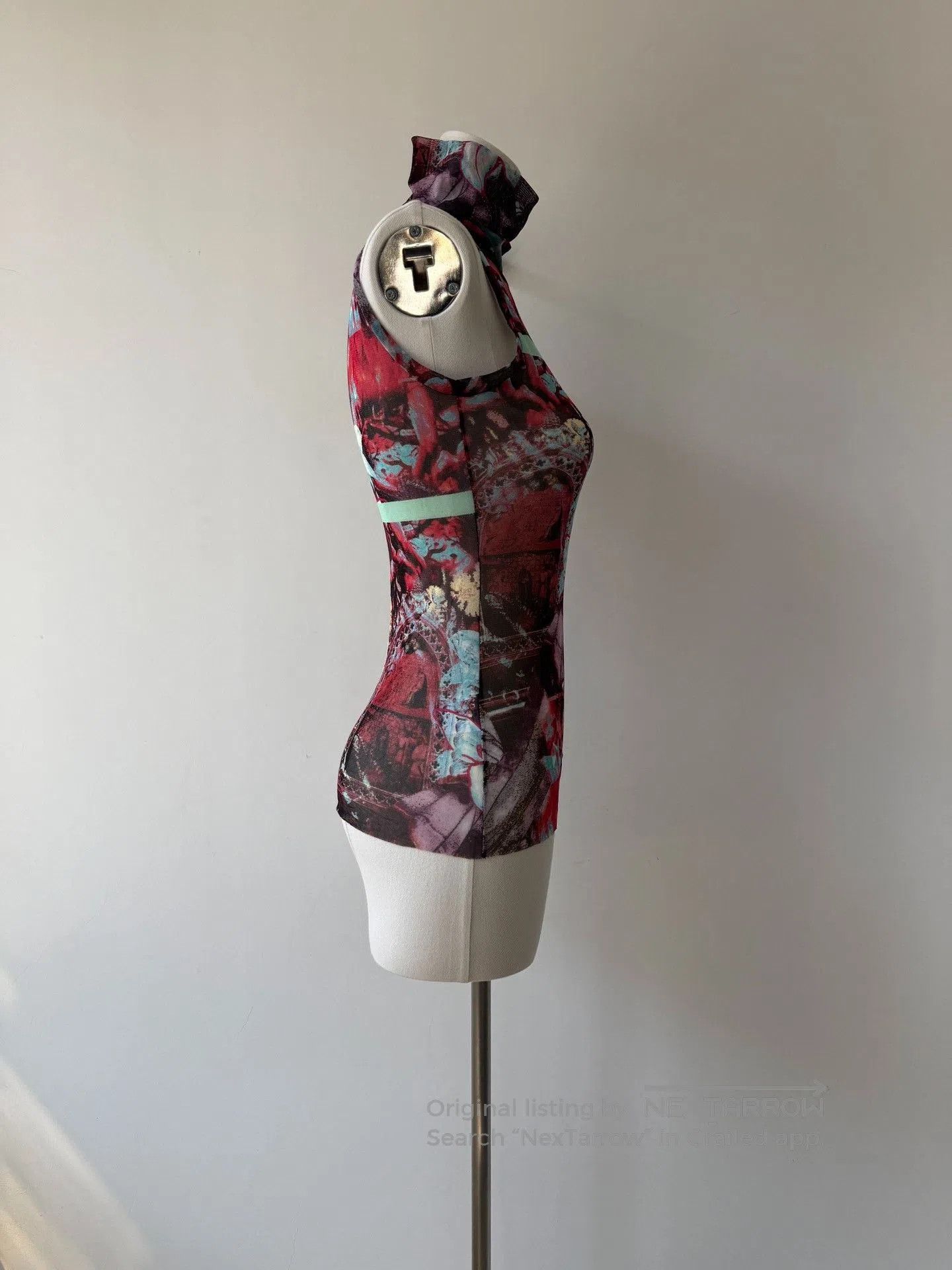 Jean Paul Gaultier Jean Paul Gaultier Tulle Sheer Sleeveless Top. Size M / US 6-8 / IT 42-44 - 4 Thumbnail