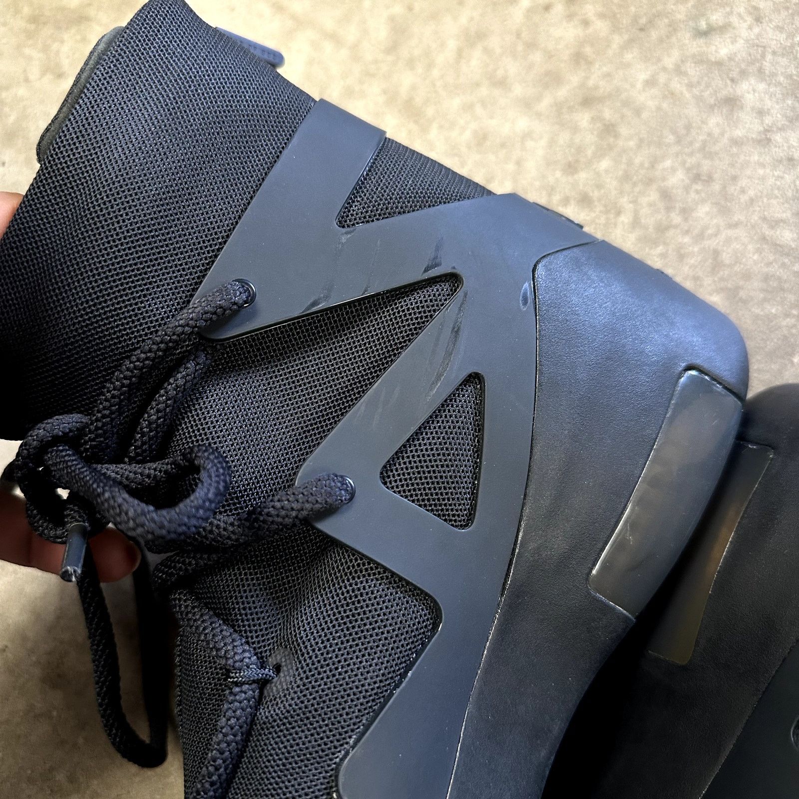 Nike Nike x Fear of God 1 'Triple Black' Size US 6 / EU 39 - 6 Thumbnail