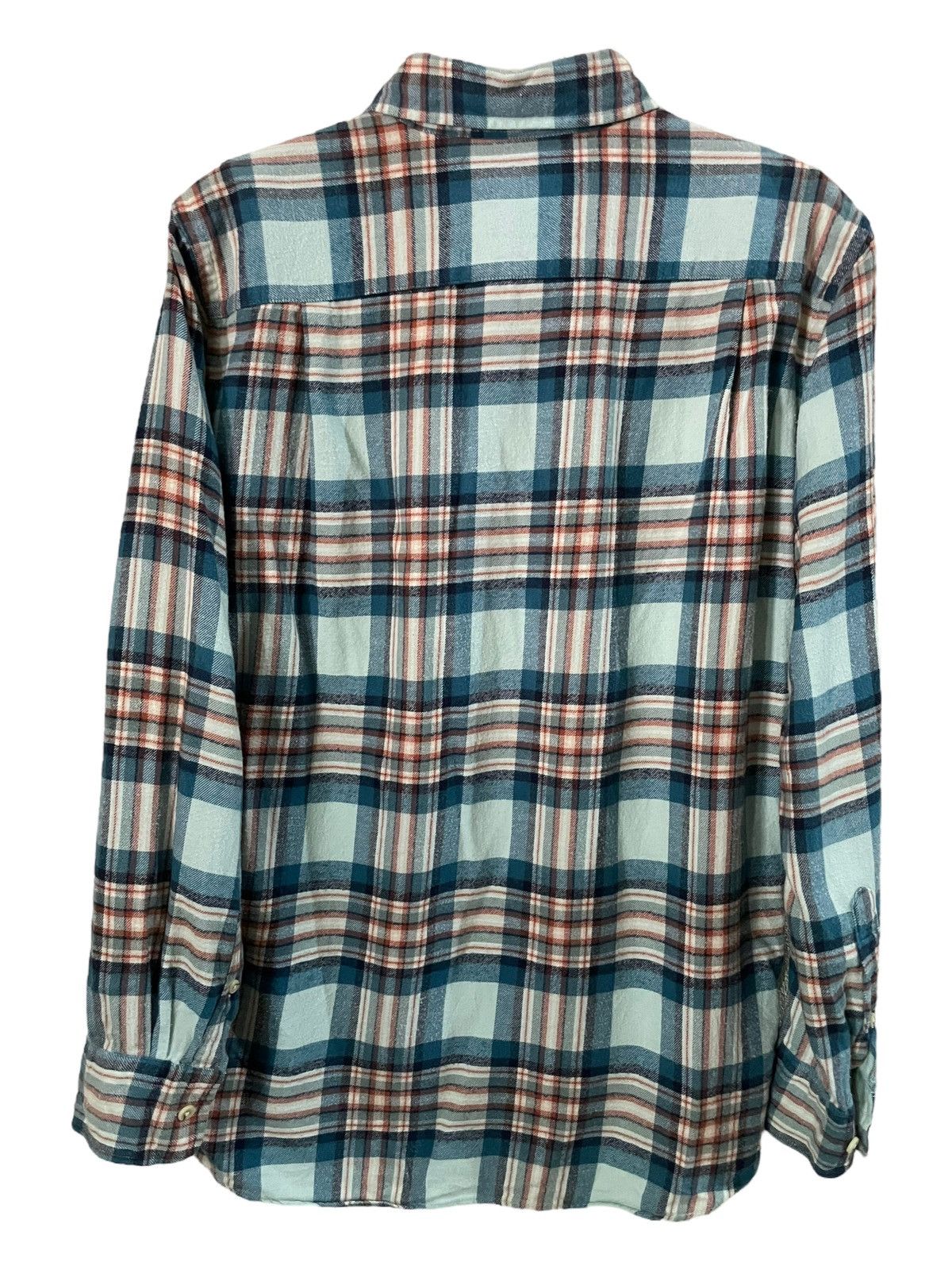 Japanese Brand × Uniqlo Vintage Uniqlo Travis Scott Style Tartan Plaid Flannel Size US M / EU 48-50 / 2 - 2 Thumbnail